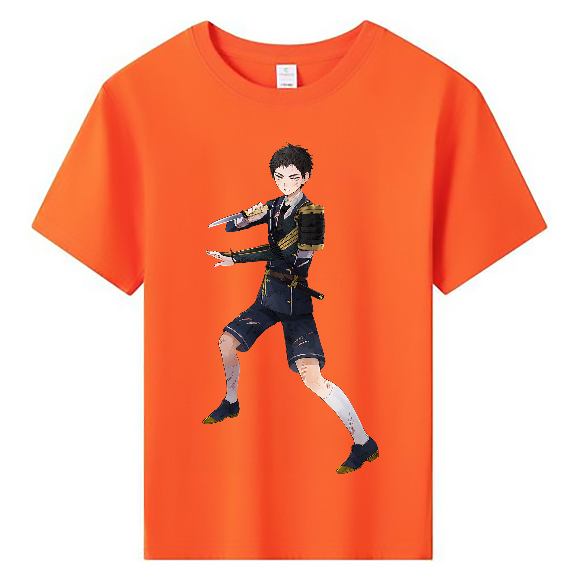 （画像用） 刀剣乱舞 Touken Ranbu 綿100％キッズTシャツ（フロントプリント）