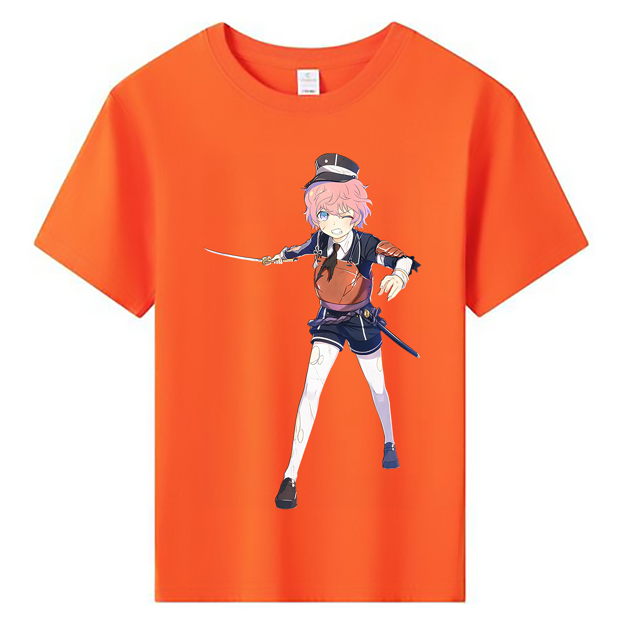 （画像用） 刀剣乱舞 Touken Ranbu 綿100％キッズTシャツ（フロントプリント）
