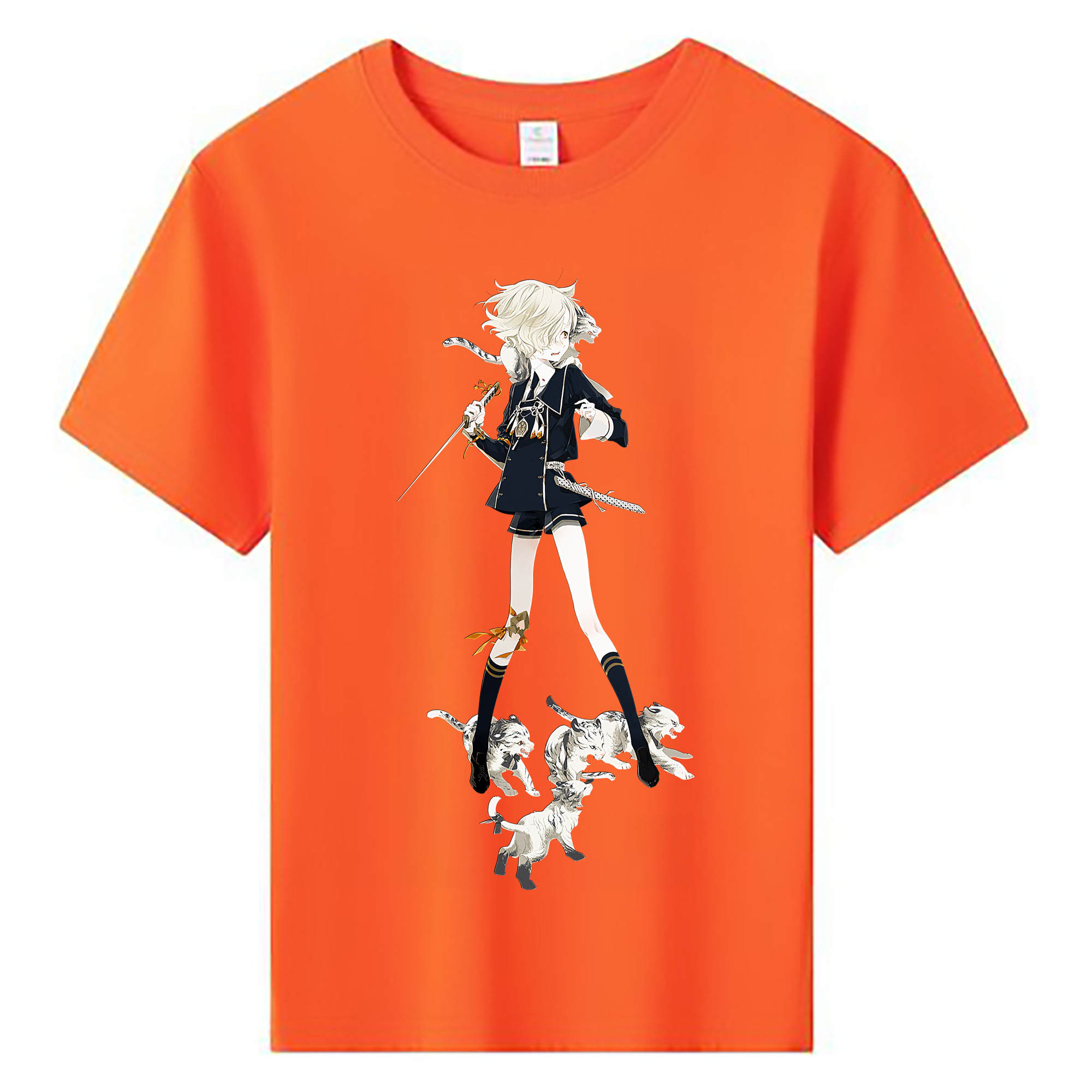 （画像用） 刀剣乱舞 Touken Ranbu 綿100％キッズTシャツ（フロントプリント）