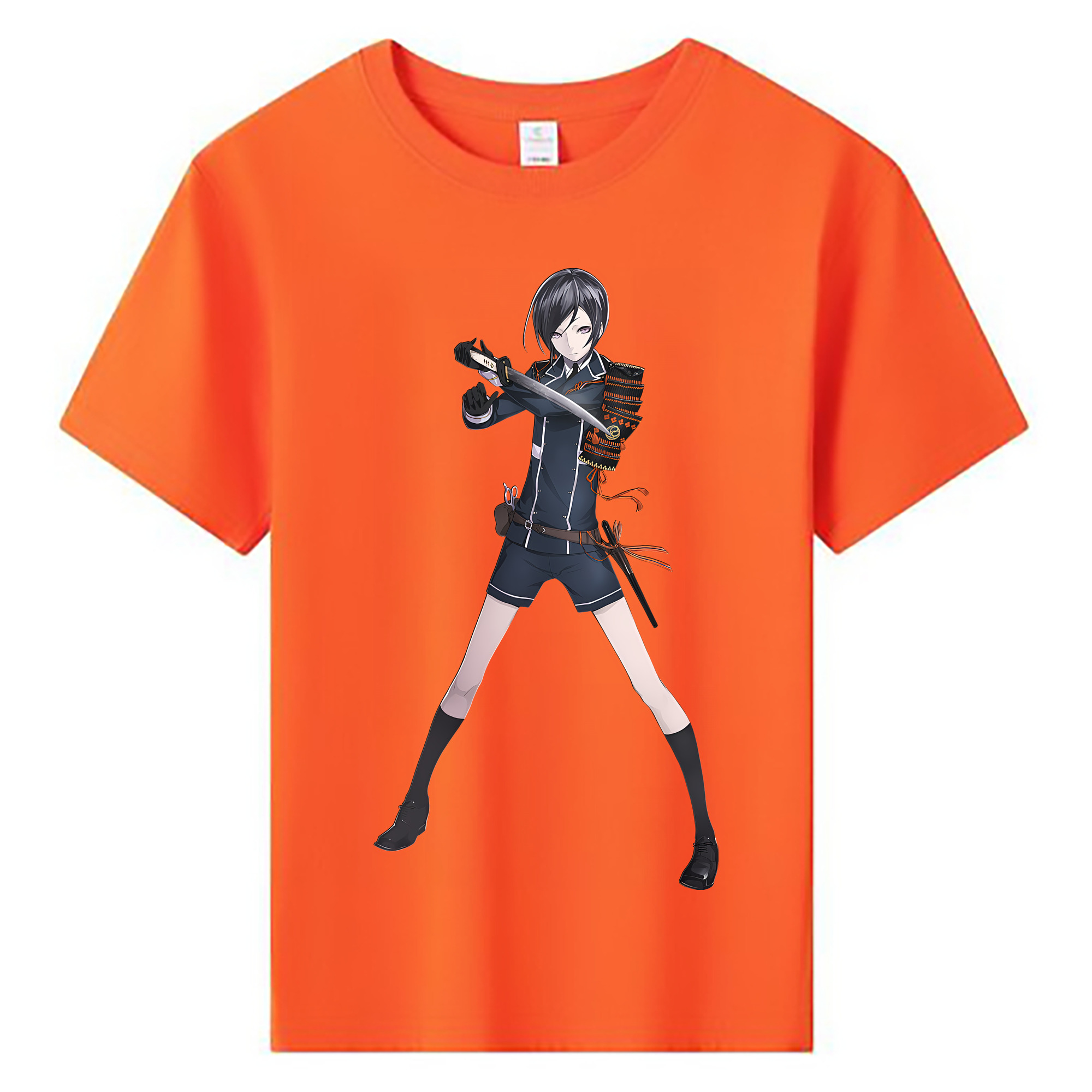 （画像用） 刀剣乱舞 Touken Ranbu 綿100％キッズTシャツ（フロントプリント）