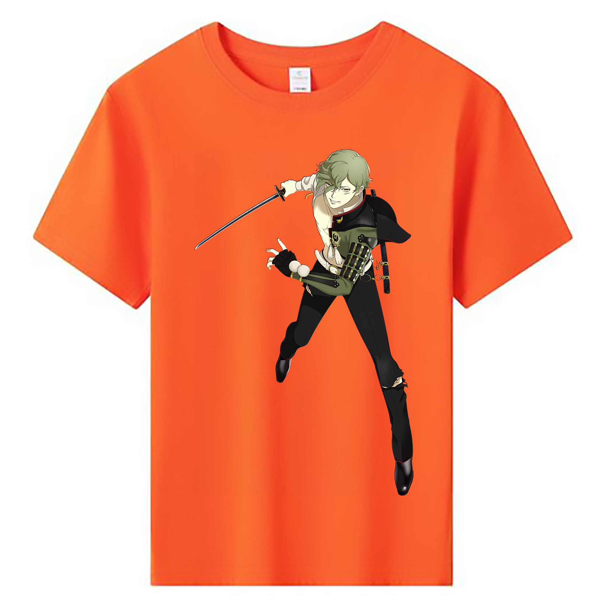 （画像用） 刀剣乱舞 Touken Ranbu 綿100％キッズTシャツ（フロントプリント）