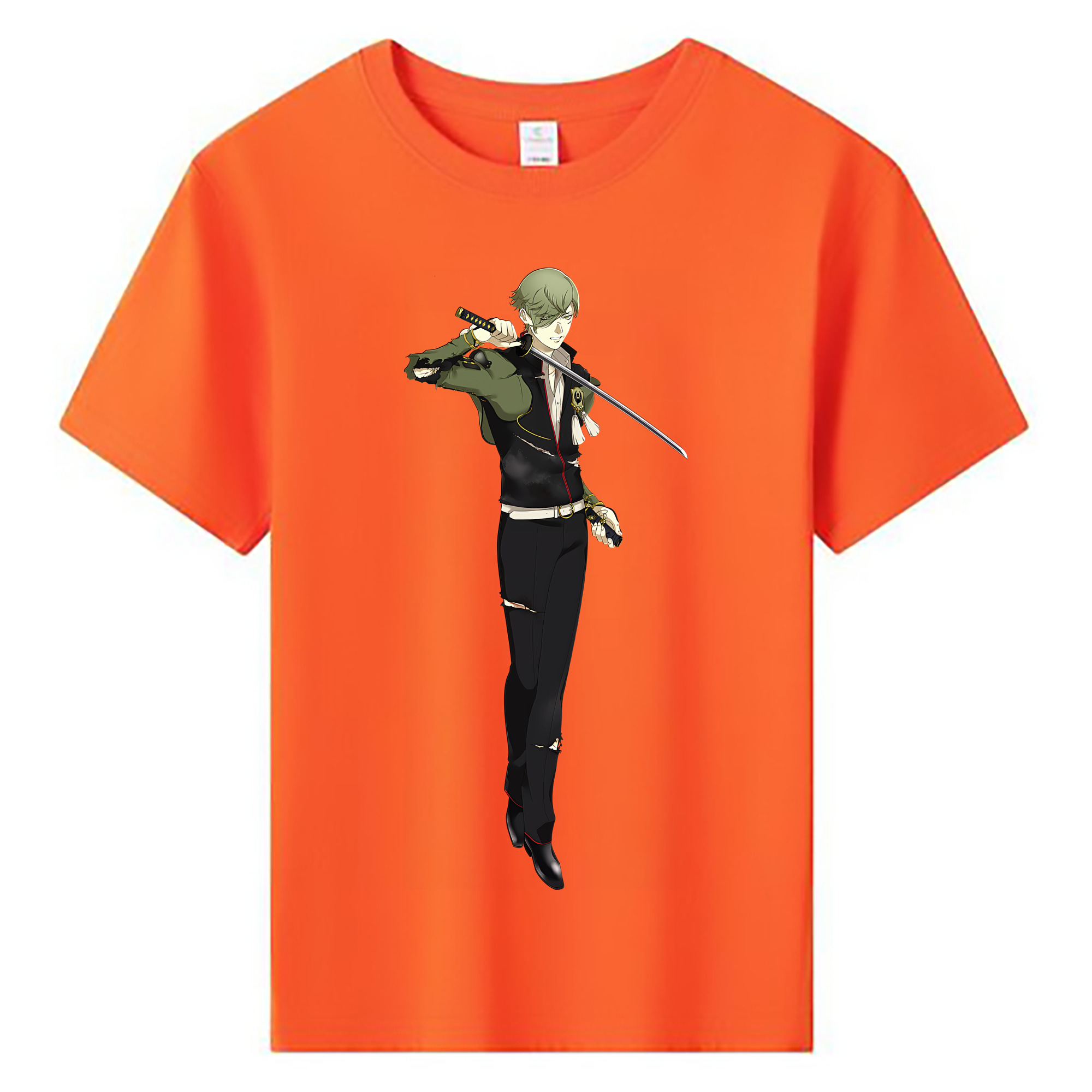 （画像用） 刀剣乱舞 Touken Ranbu 綿100％キッズTシャツ（フロントプリント）
