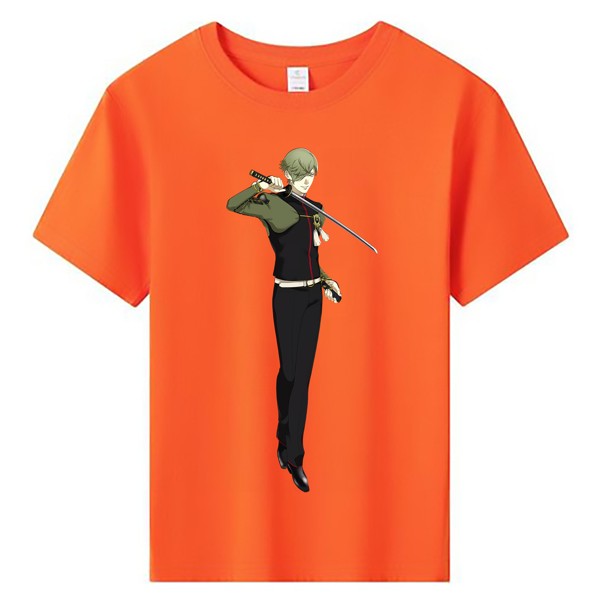 （画像用） 刀剣乱舞 Touken Ranbu 綿100％キッズTシャツ（フロントプリント）