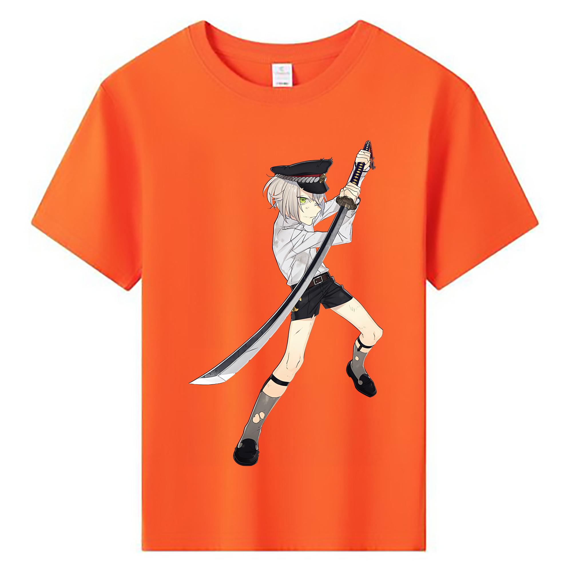 （画像用） 刀剣乱舞 Touken Ranbu 綿100％キッズTシャツ（フロントプリント）