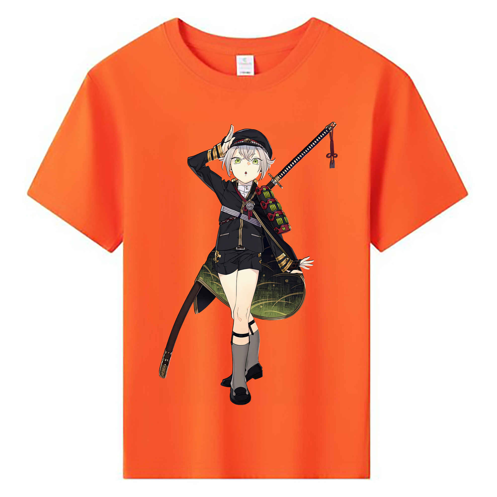 （画像用） 刀剣乱舞 Touken Ranbu 綿100％キッズTシャツ（フロントプリント）
