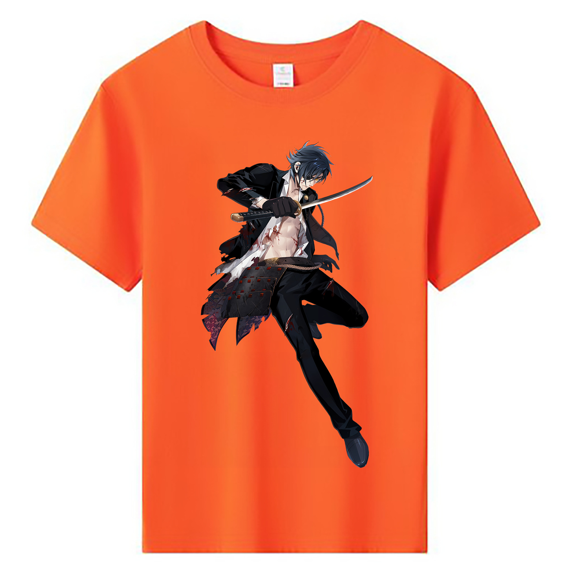 （画像用） 刀剣乱舞 Touken Ranbu 綿100％キッズTシャツ（フロントプリント）