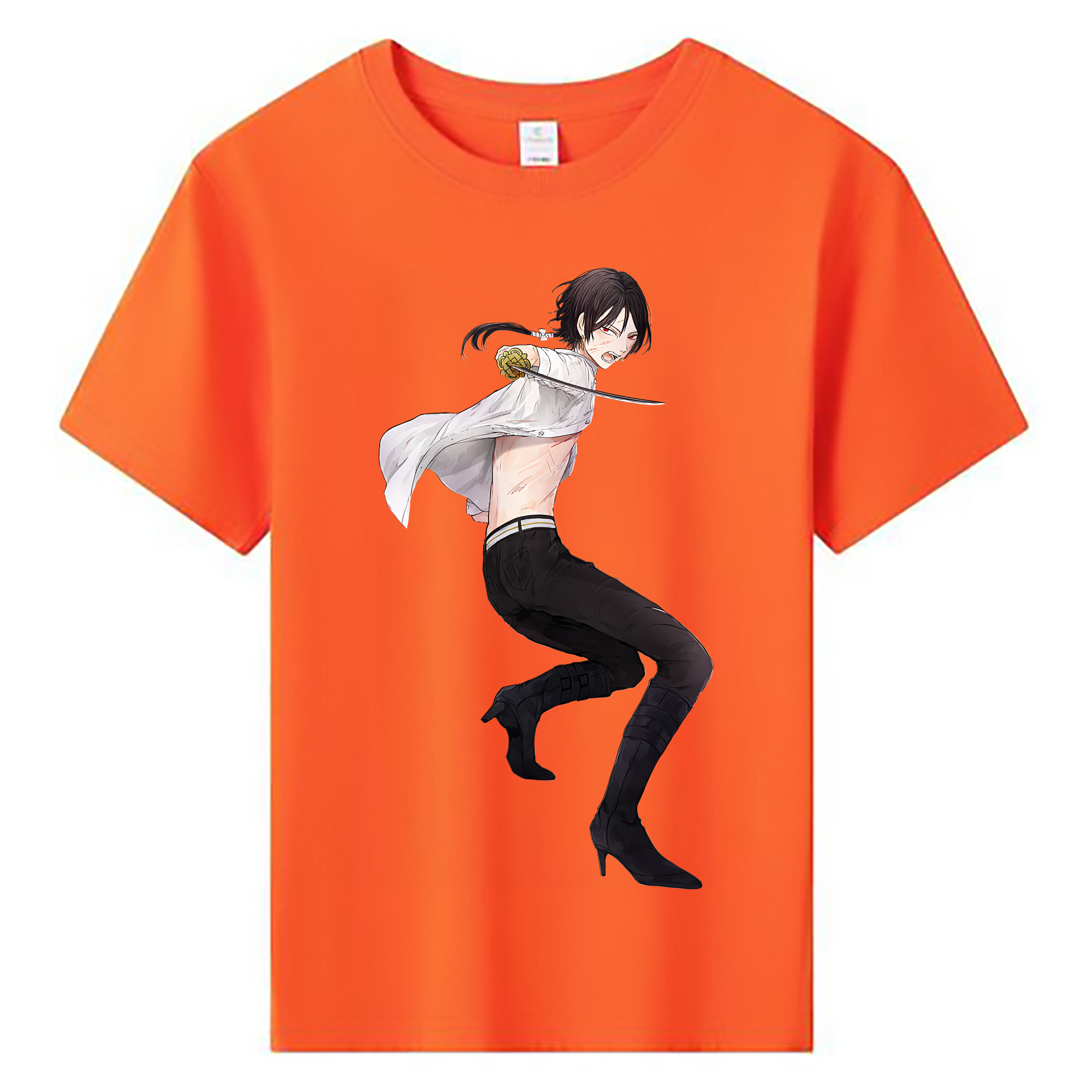 （画像用） 刀剣乱舞 Touken Ranbu 綿100％キッズTシャツ（フロントプリント）