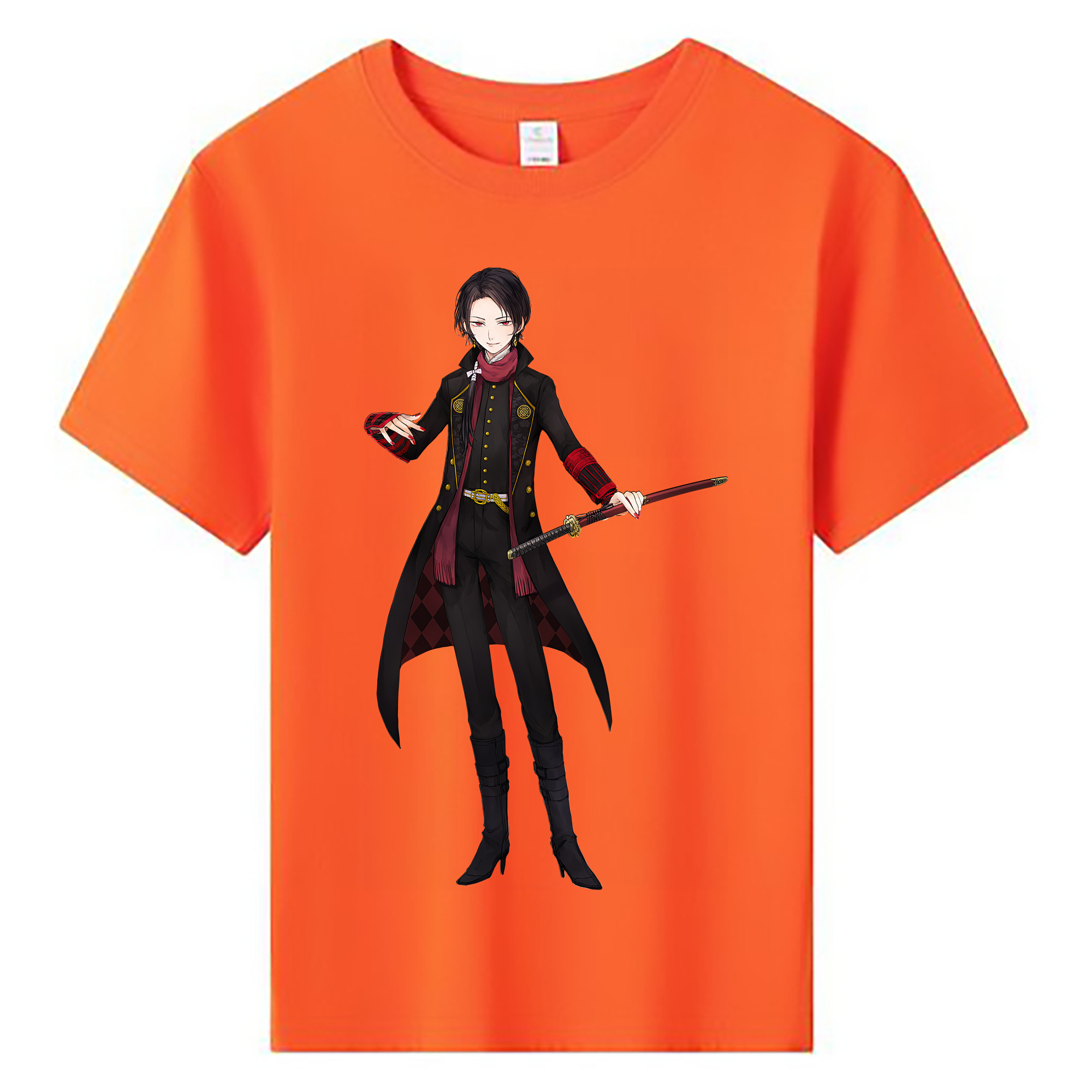 （画像用） 刀剣乱舞 Touken Ranbu 綿100％キッズTシャツ（フロントプリント）