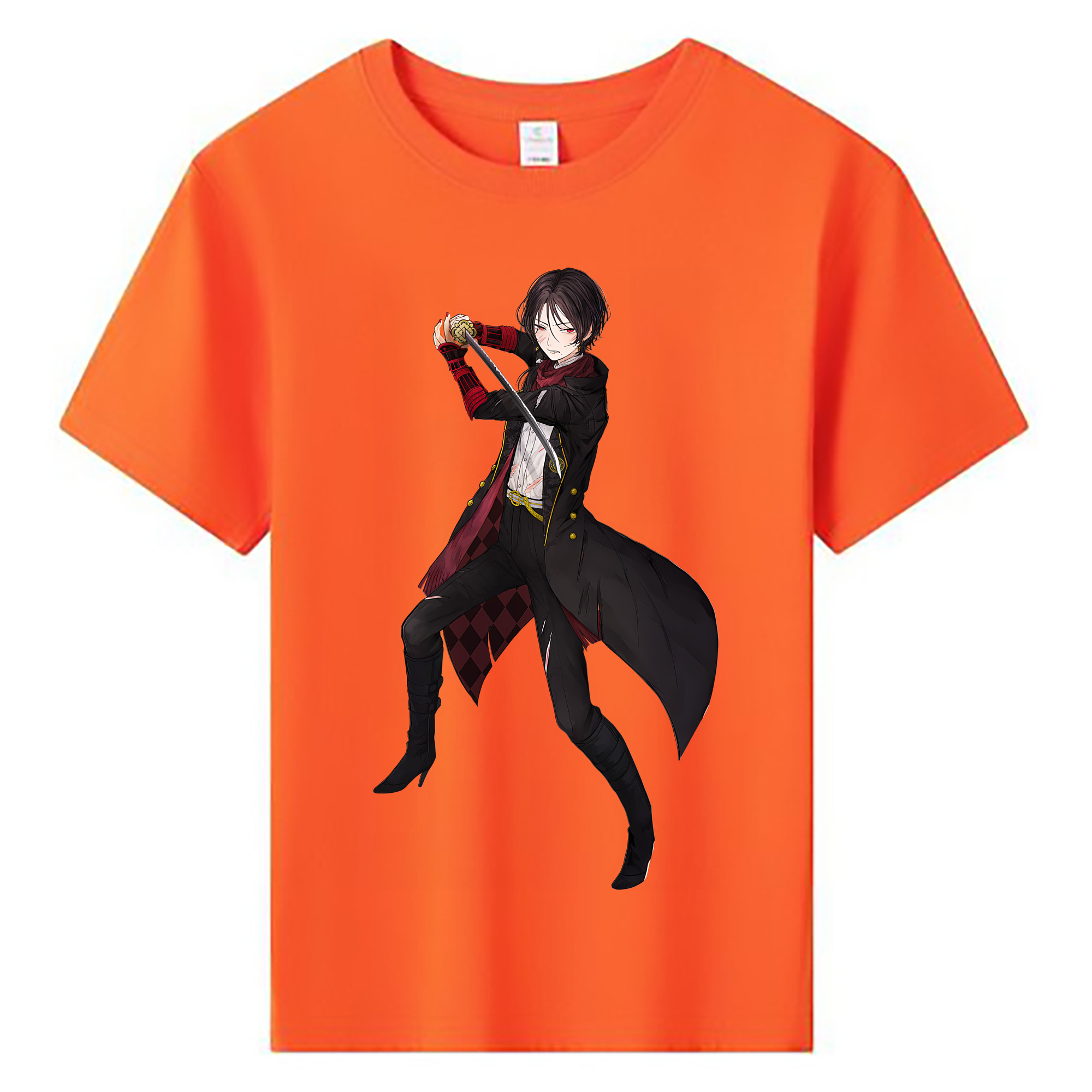 （画像用） 刀剣乱舞 Touken Ranbu 綿100％キッズTシャツ（フロントプリント）