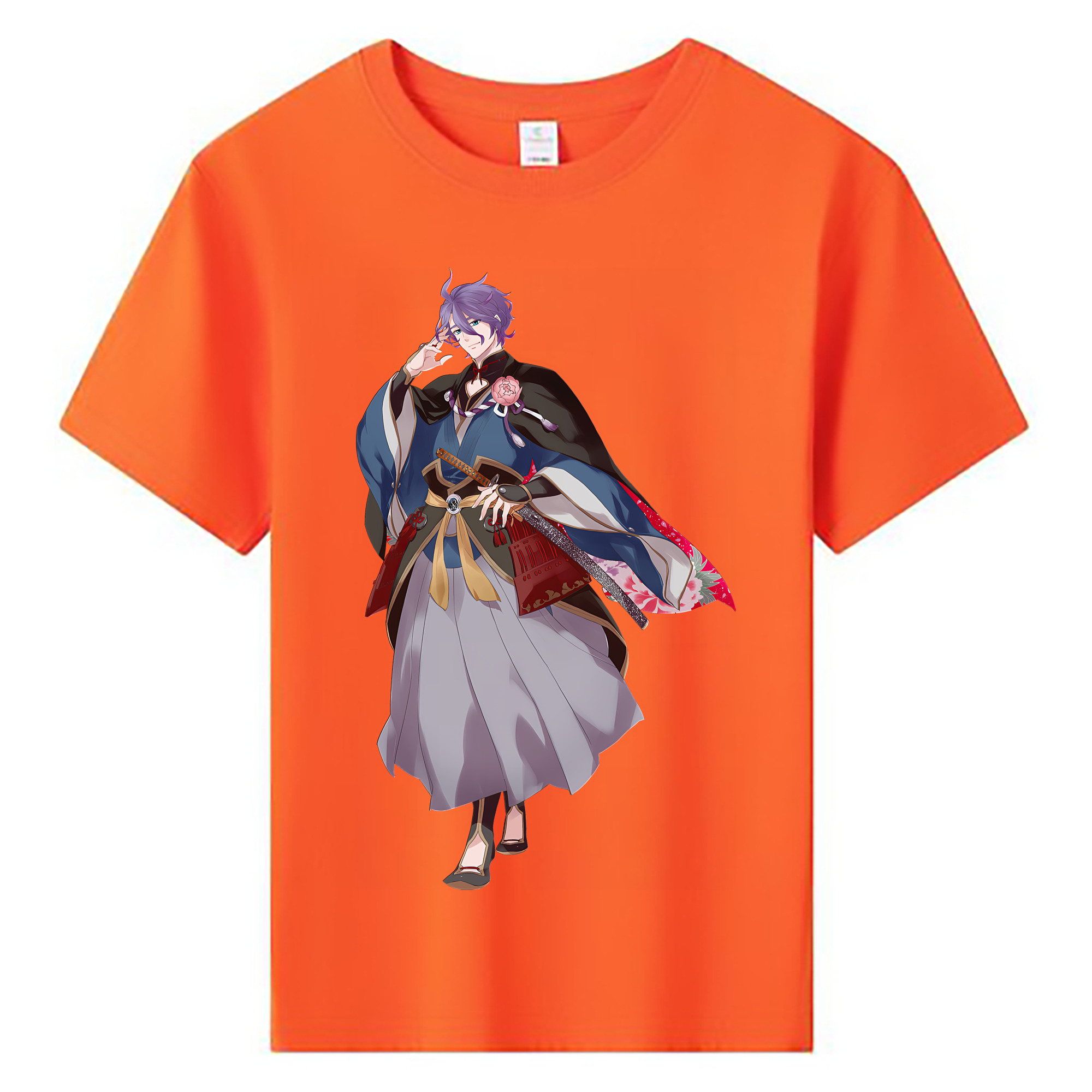 （画像用） 刀剣乱舞 Touken Ranbu 綿100％キッズTシャツ（フロントプリント）