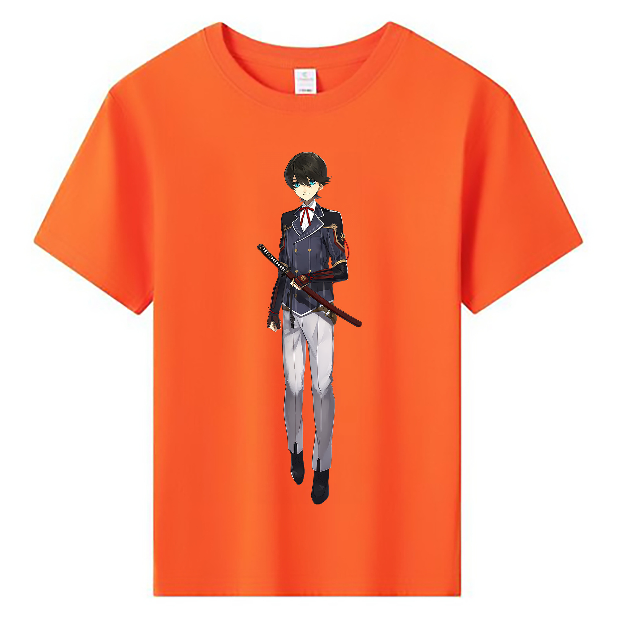 （画像用） 刀剣乱舞 Touken Ranbu 綿100％キッズTシャツ（フロントプリント）
