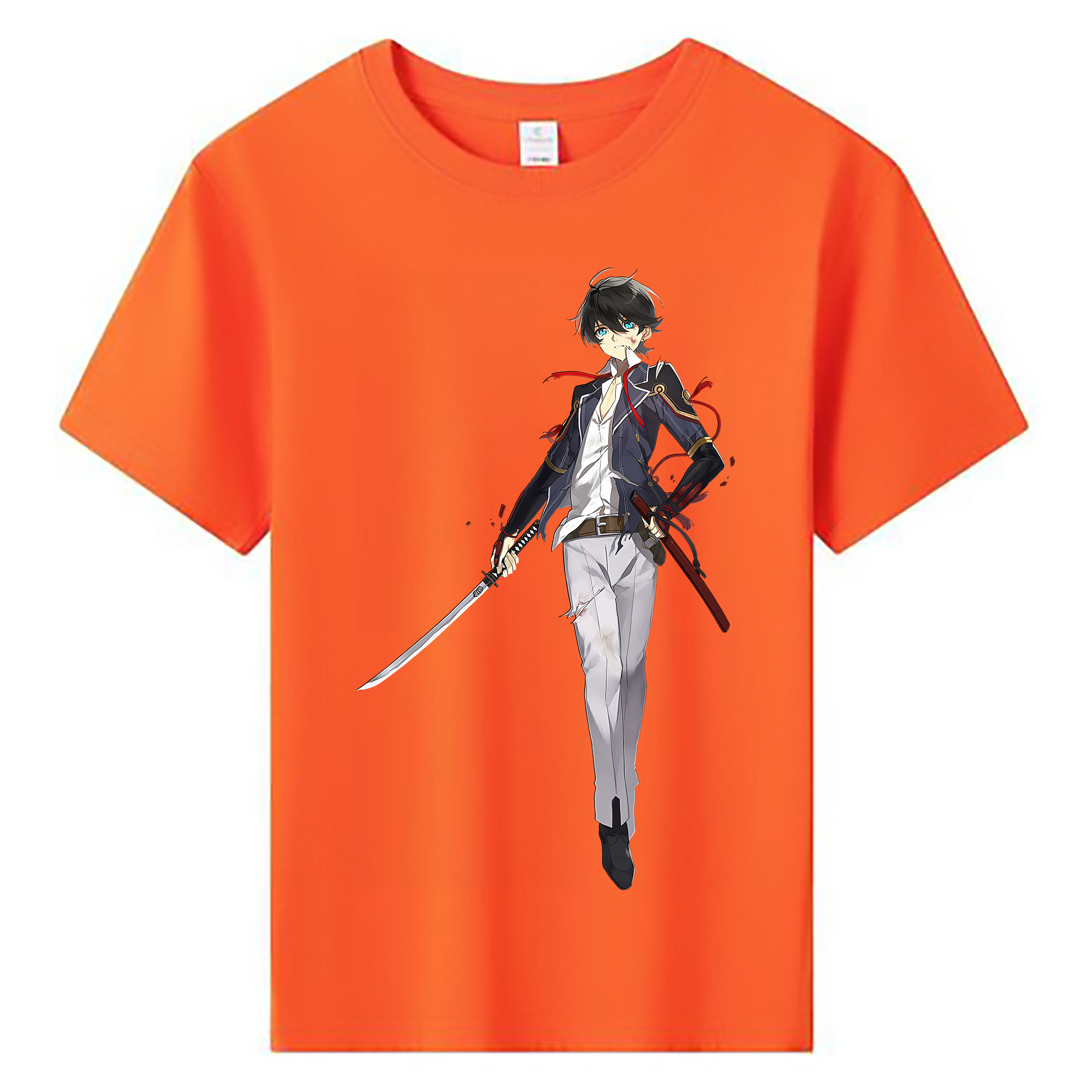 （画像用） 刀剣乱舞 Touken Ranbu 綿100％キッズTシャツ（フロントプリント）