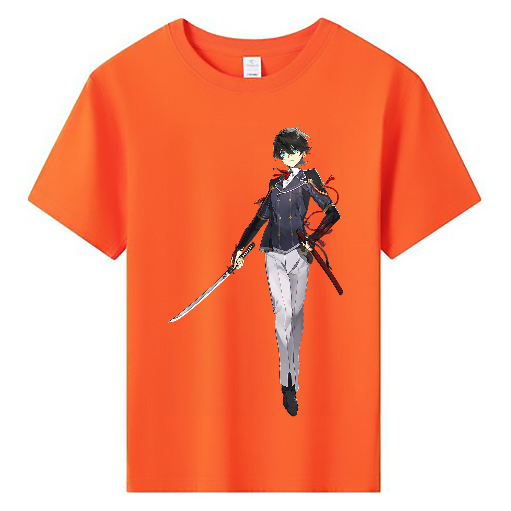 （画像用） 刀剣乱舞 Touken Ranbu 綿100％キッズTシャツ（フロントプリント）