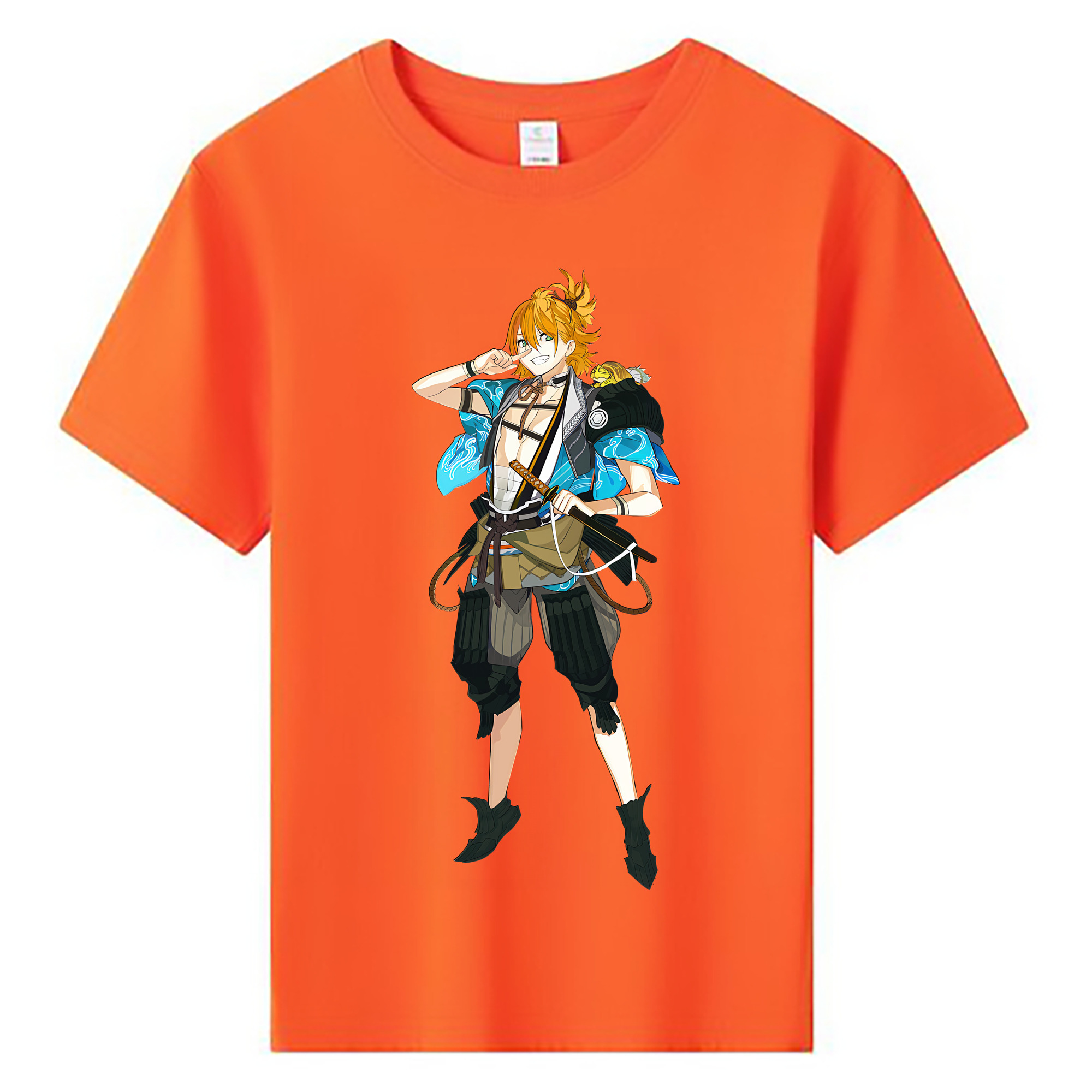 （画像用） 刀剣乱舞 Touken Ranbu 綿100％キッズTシャツ（フロントプリント）