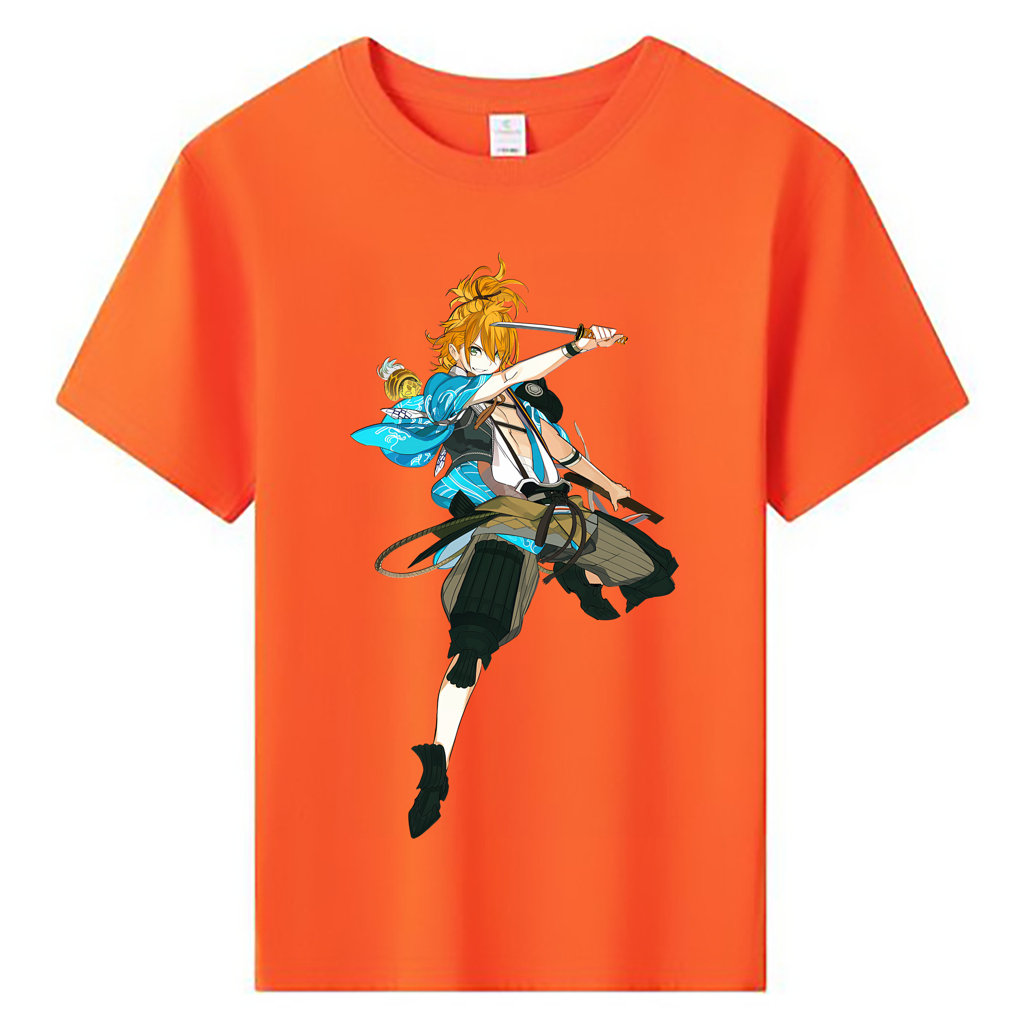 （画像用） 刀剣乱舞 Touken Ranbu 綿100％キッズTシャツ（フロントプリント）