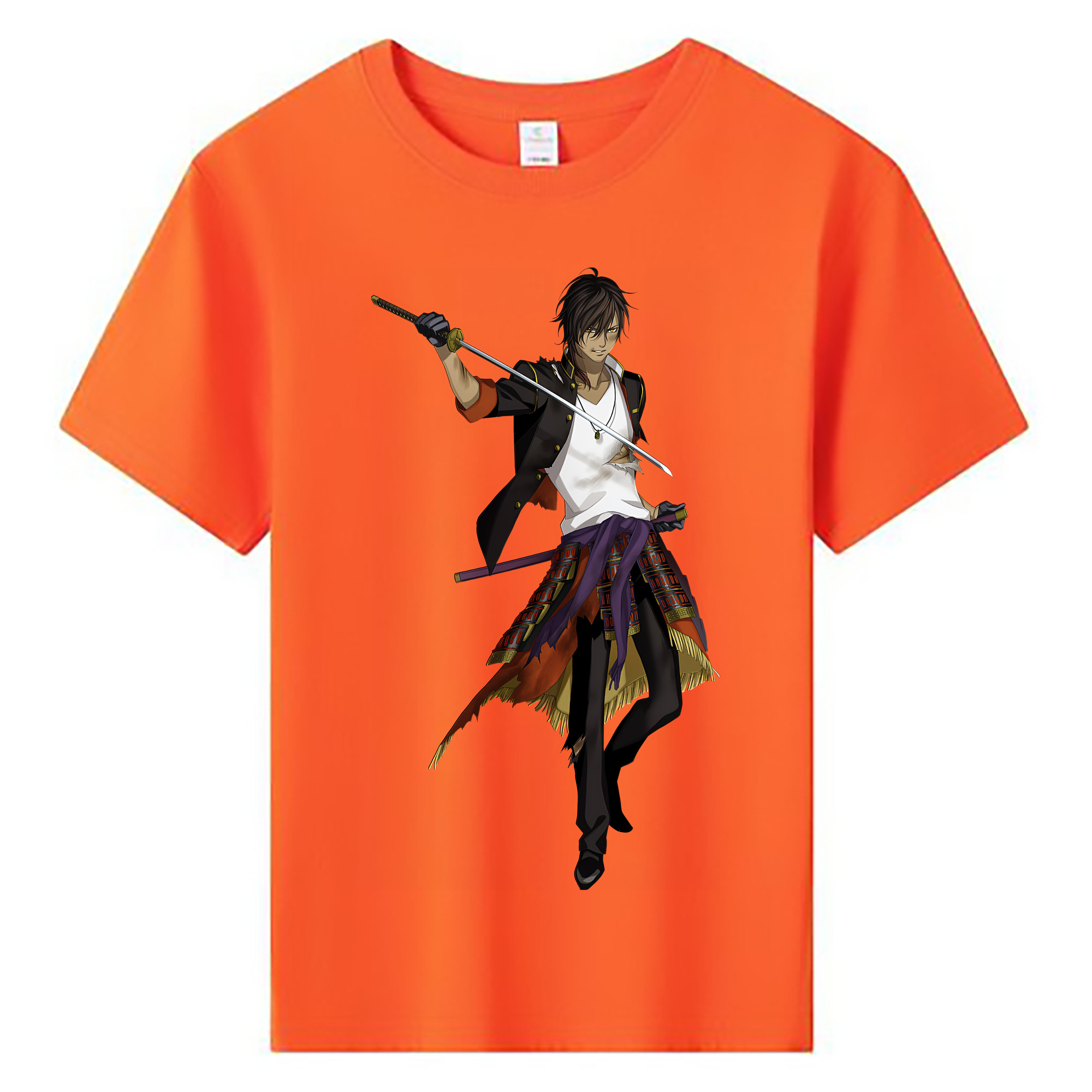 （画像用） 刀剣乱舞 Touken Ranbu 綿100％キッズTシャツ（フロントプリント）