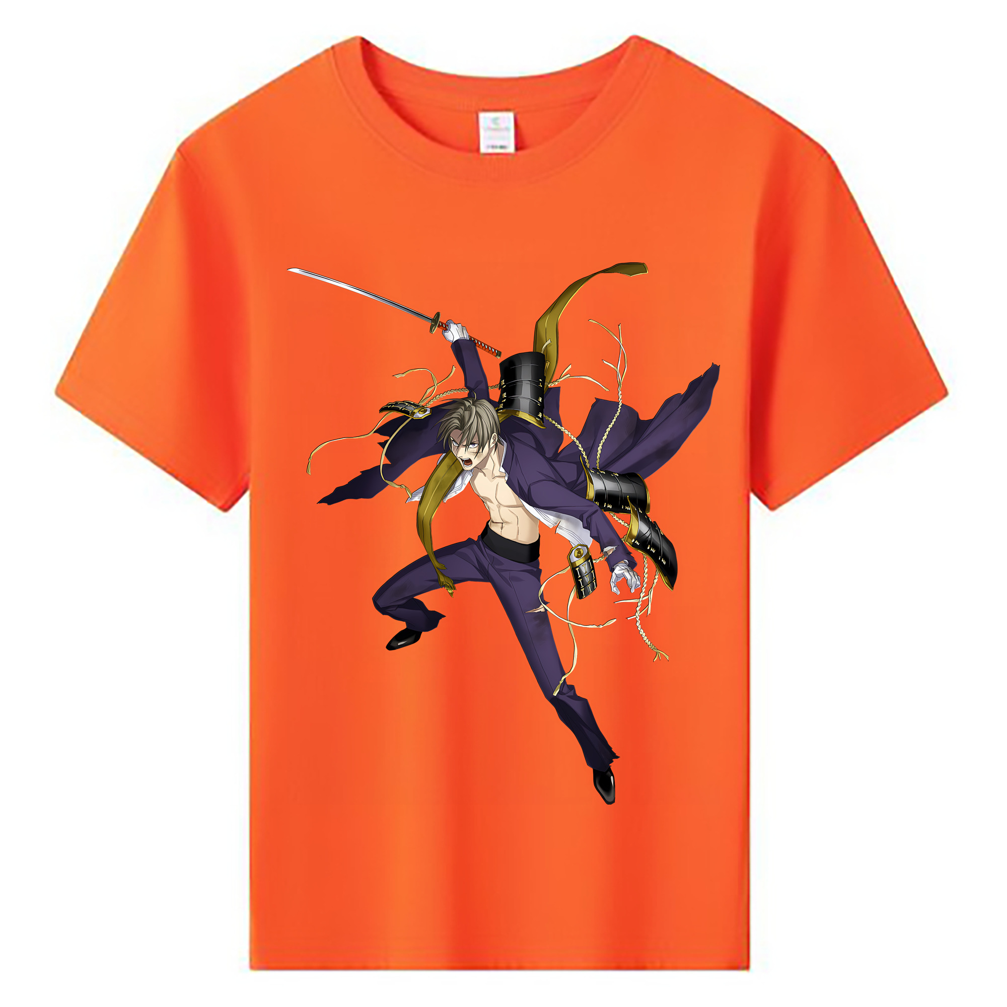 （画像用） 刀剣乱舞 Touken Ranbu 綿100％キッズTシャツ（フロントプリント）