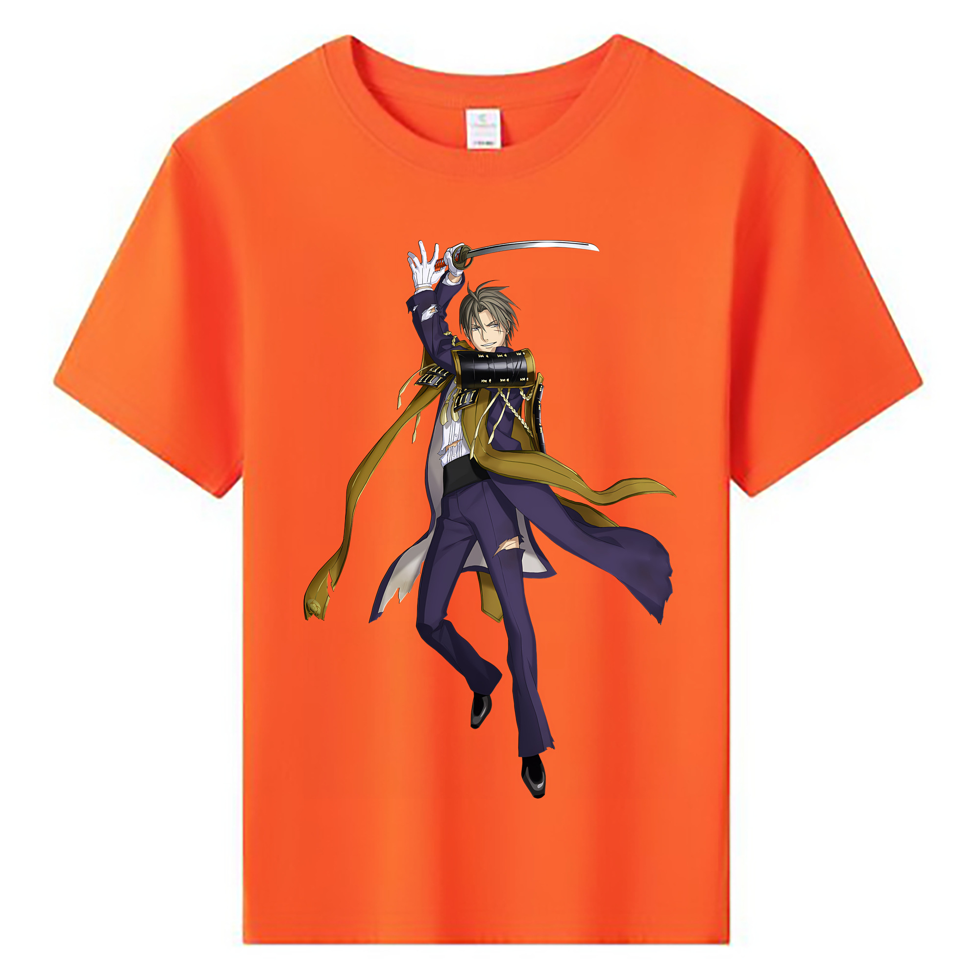 （画像用） 刀剣乱舞 Touken Ranbu 綿100％キッズTシャツ（フロントプリント）