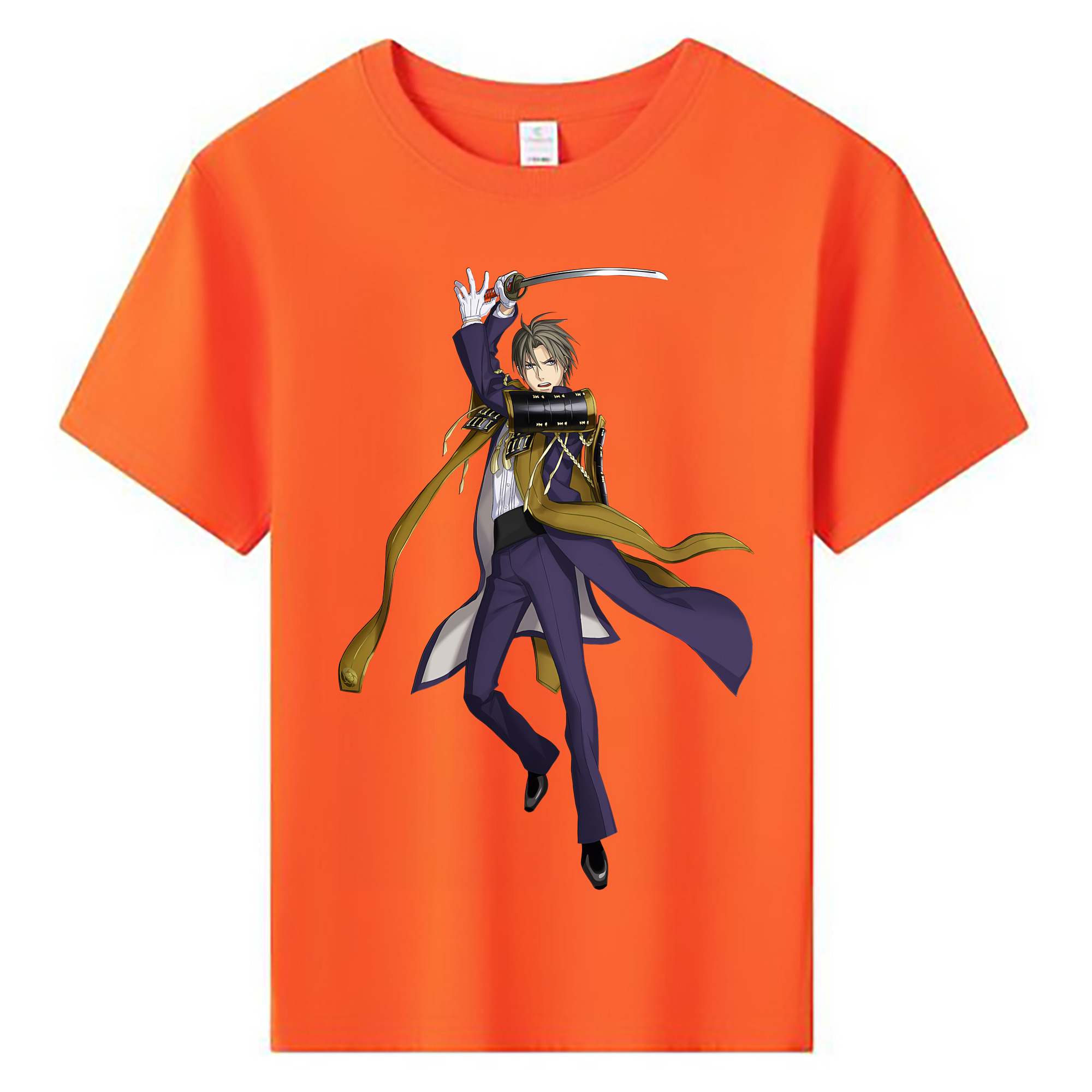 （画像用） 刀剣乱舞 Touken Ranbu 綿100％キッズTシャツ（フロントプリント）