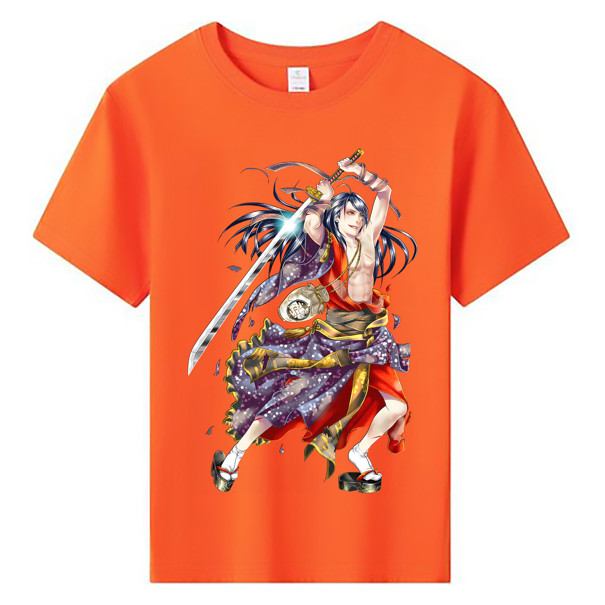 （画像用） 刀剣乱舞 Touken Ranbu 綿100％キッズTシャツ（フロントプリント）