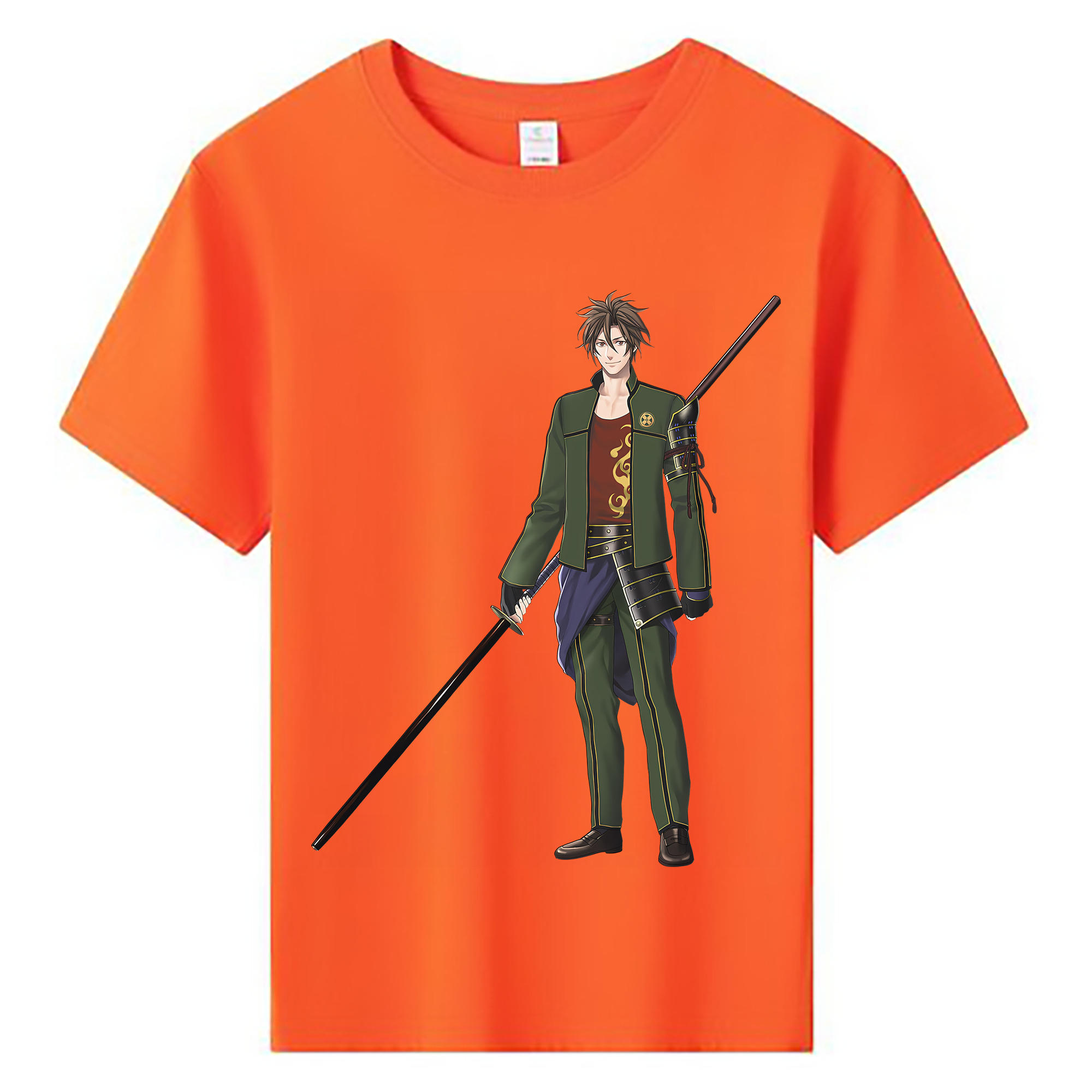 （画像用） 刀剣乱舞 Touken Ranbu 綿100％キッズTシャツ（フロントプリント）
