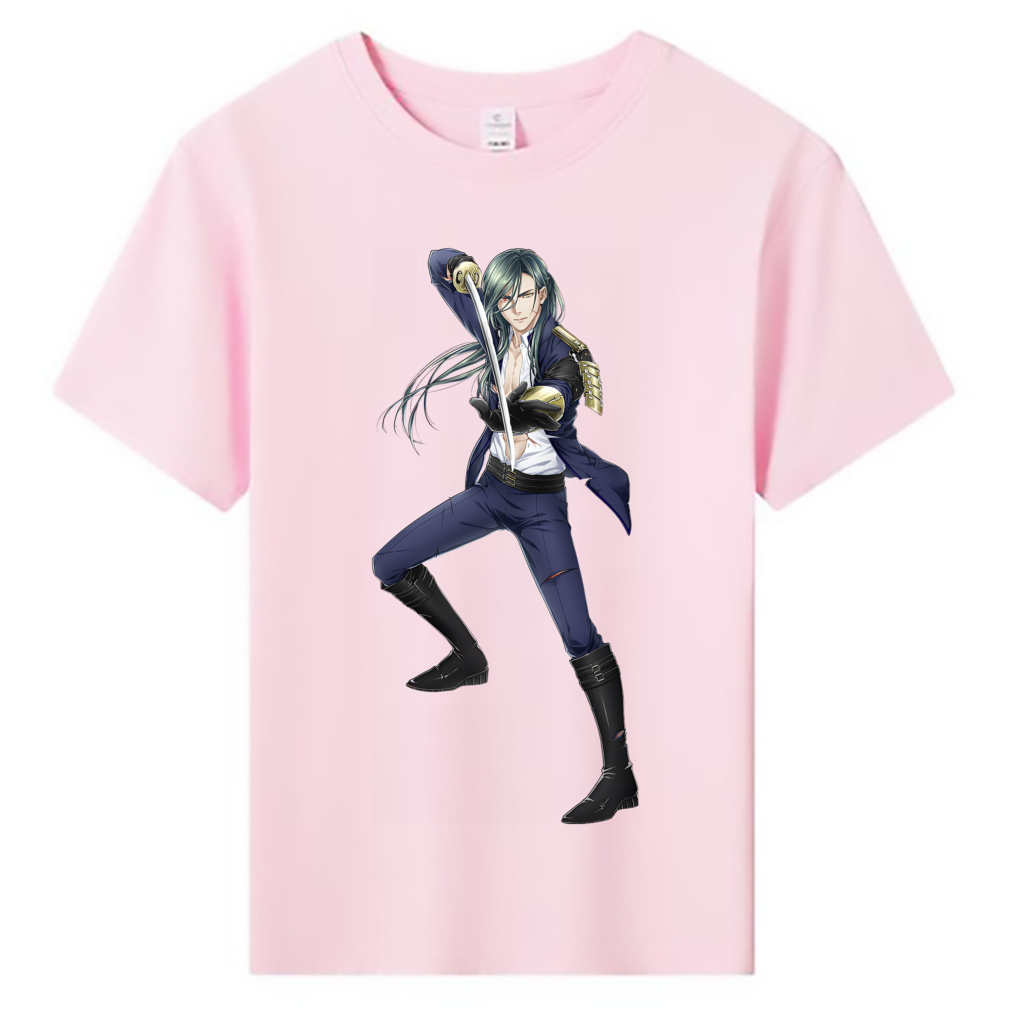 （画像用） 刀剣乱舞 Touken Ranbu 綿100％キッズTシャツ（フロントプリント）