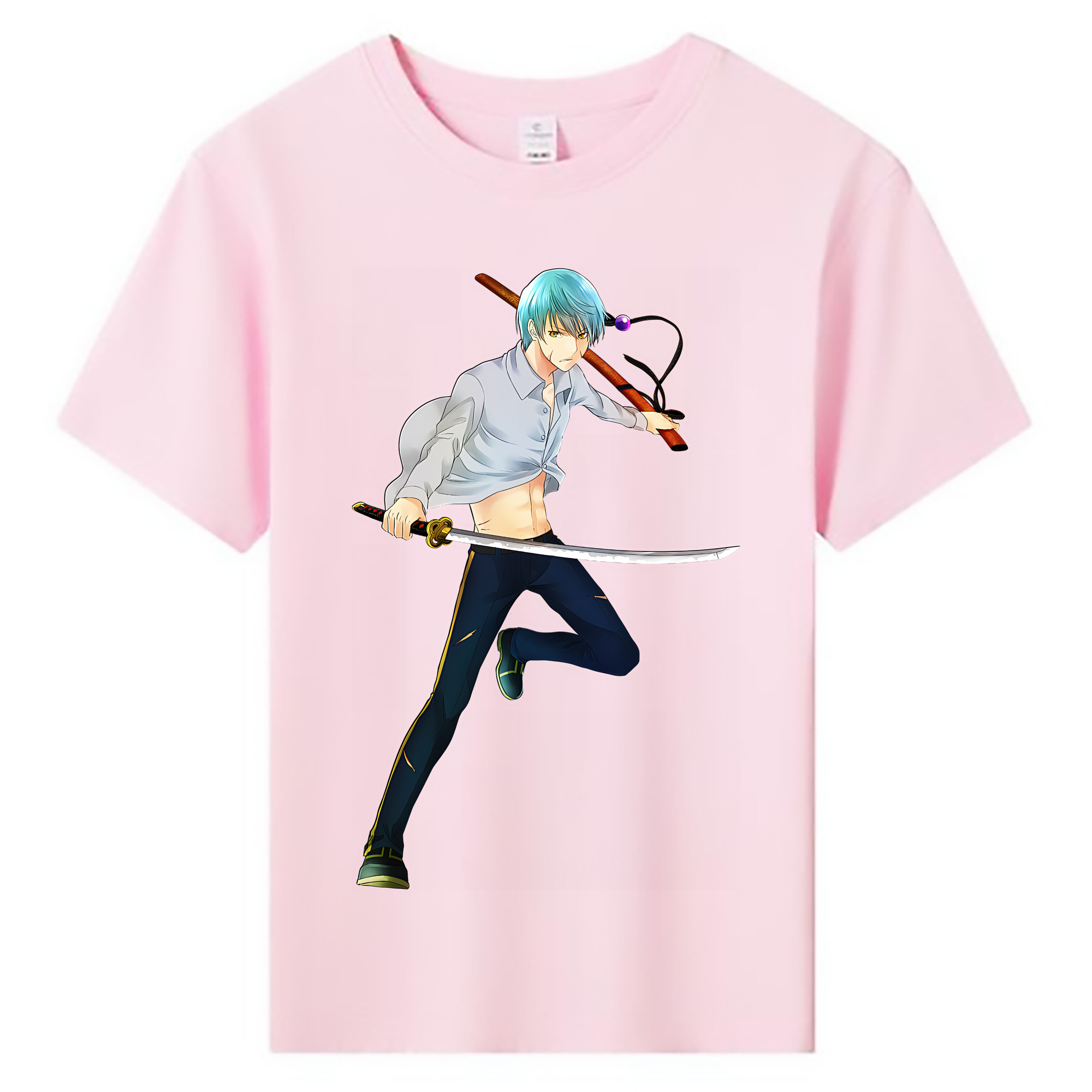 （画像用） 刀剣乱舞 Touken Ranbu 綿100％キッズTシャツ（フロントプリント）
