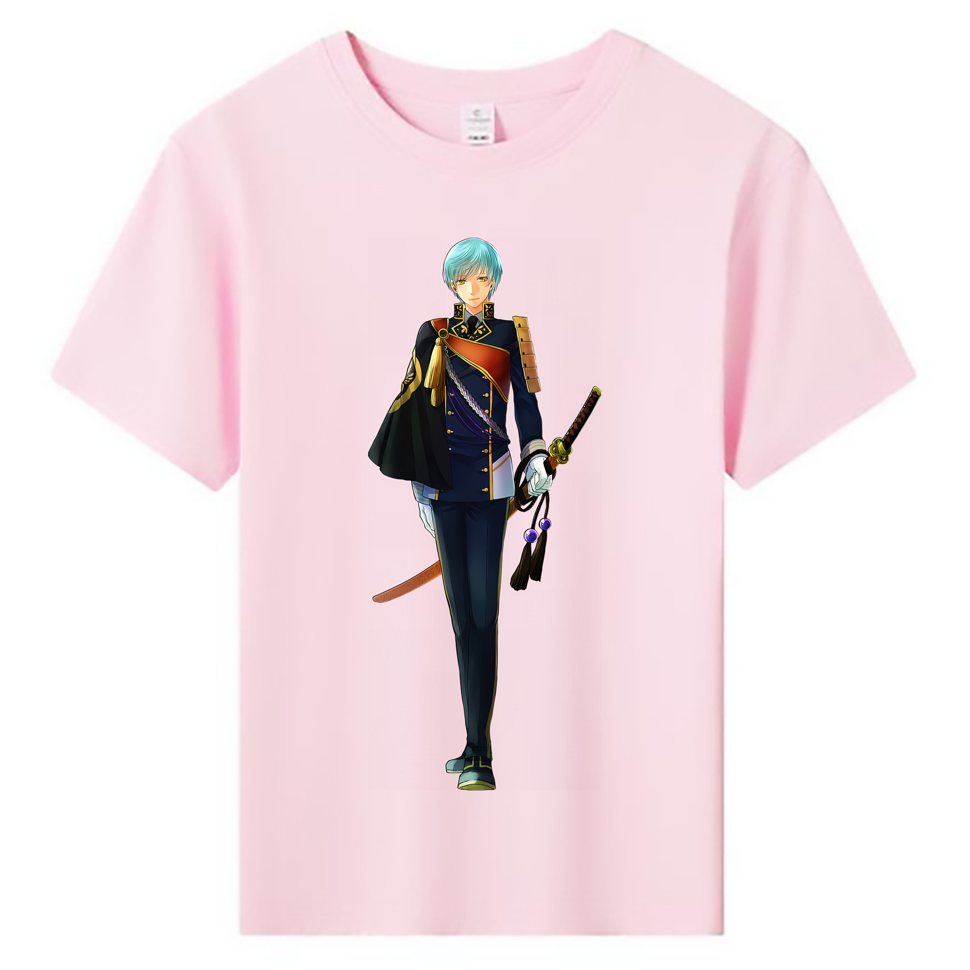 （画像用） 刀剣乱舞 Touken Ranbu 綿100％キッズTシャツ（フロントプリント）
