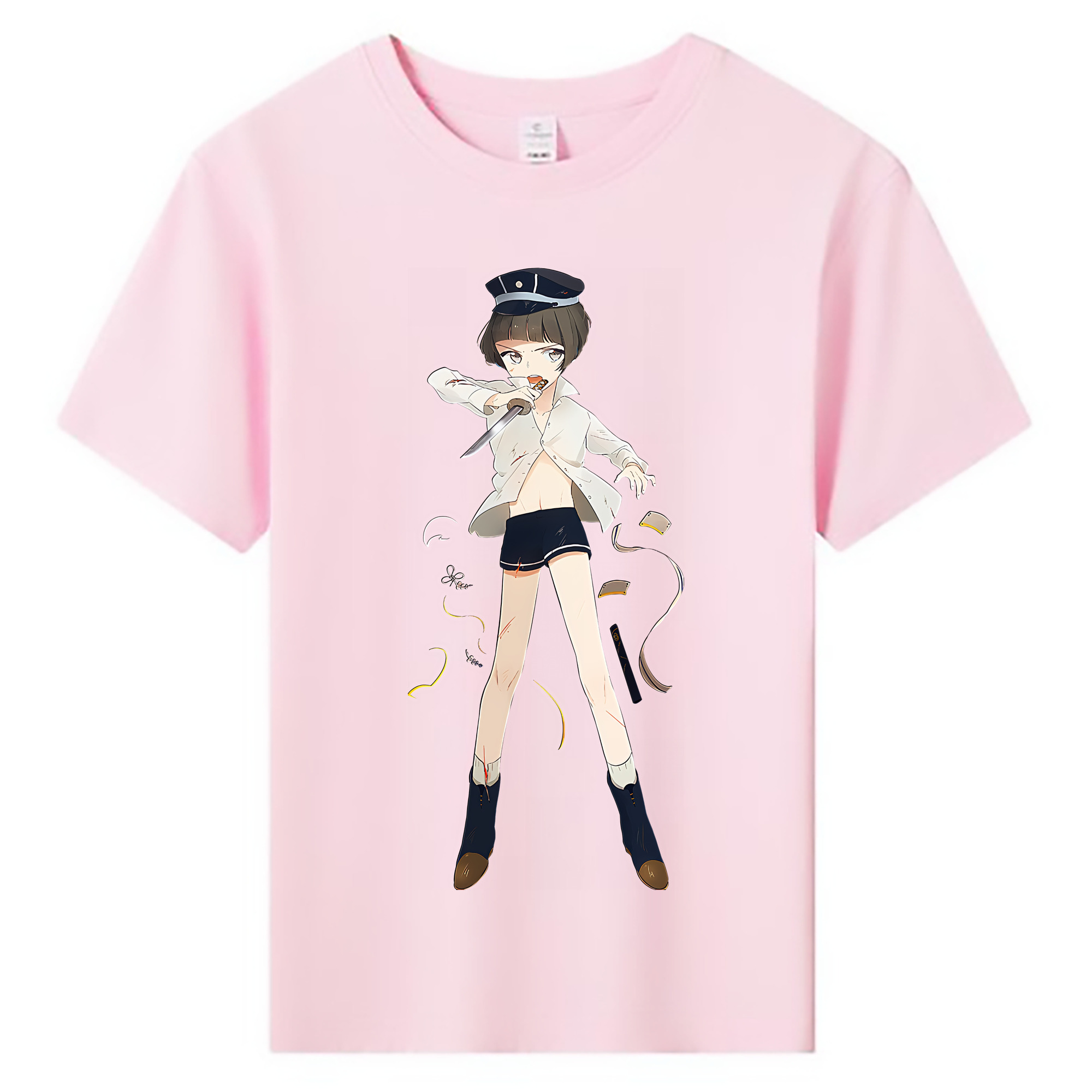 （画像用） 刀剣乱舞 Touken Ranbu 綿100％キッズTシャツ（フロントプリント）