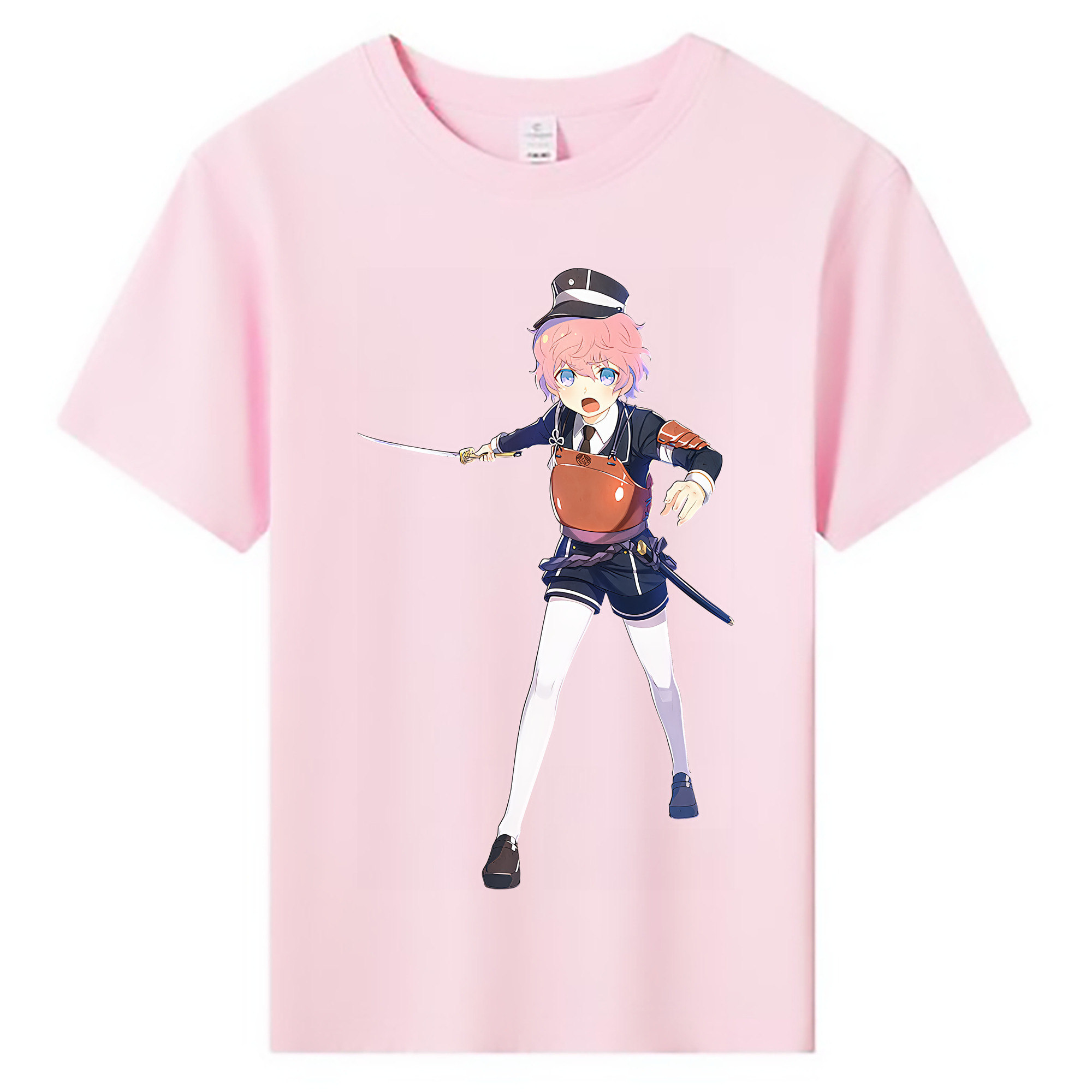 （画像用） 刀剣乱舞 Touken Ranbu 綿100％キッズTシャツ（フロントプリント）