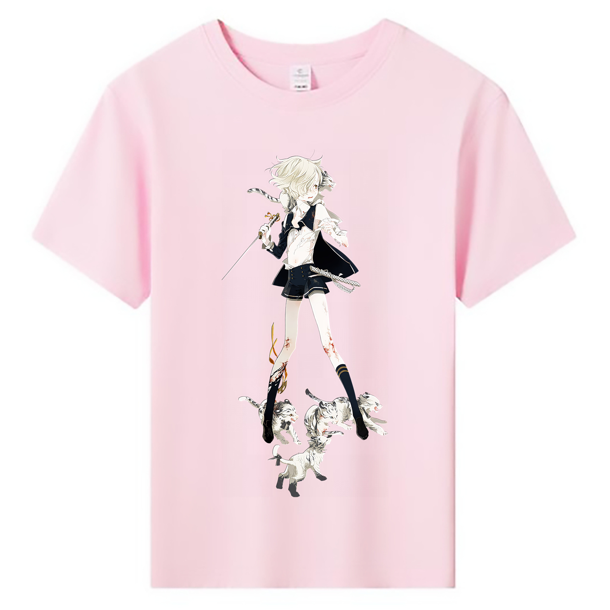 （画像用） 刀剣乱舞 Touken Ranbu 綿100％キッズTシャツ（フロントプリント）