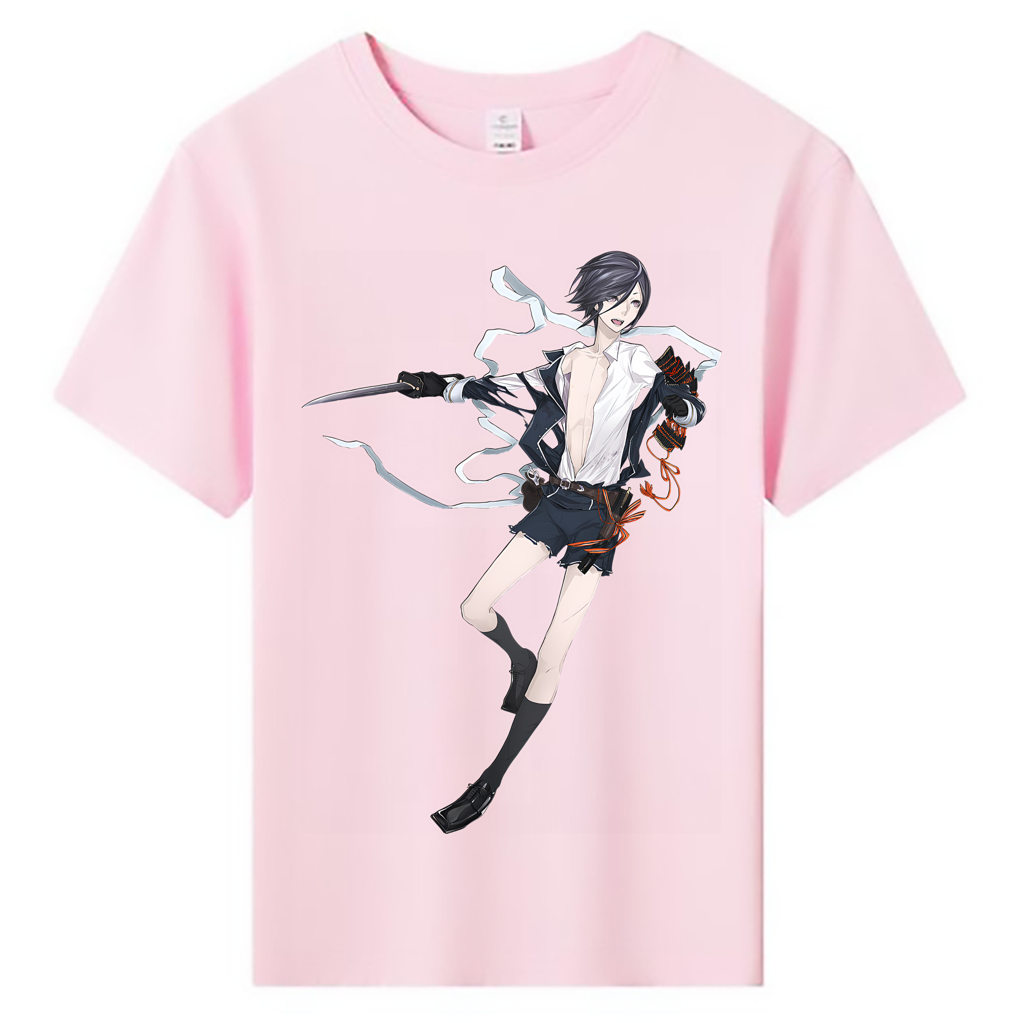 （画像用） 刀剣乱舞 Touken Ranbu 綿100％キッズTシャツ（フロントプリント）