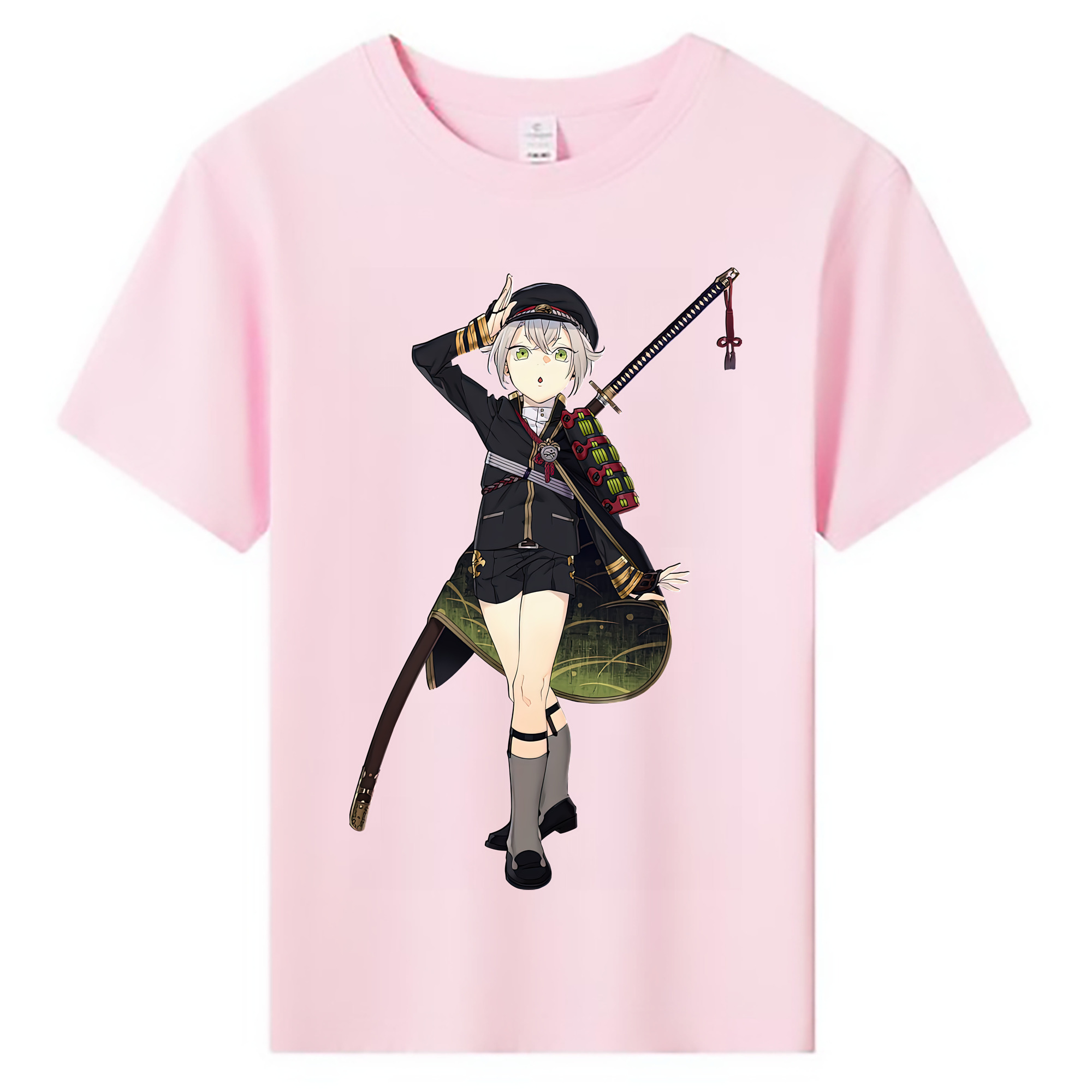 （画像用） 刀剣乱舞 Touken Ranbu 綿100％キッズTシャツ（フロントプリント）