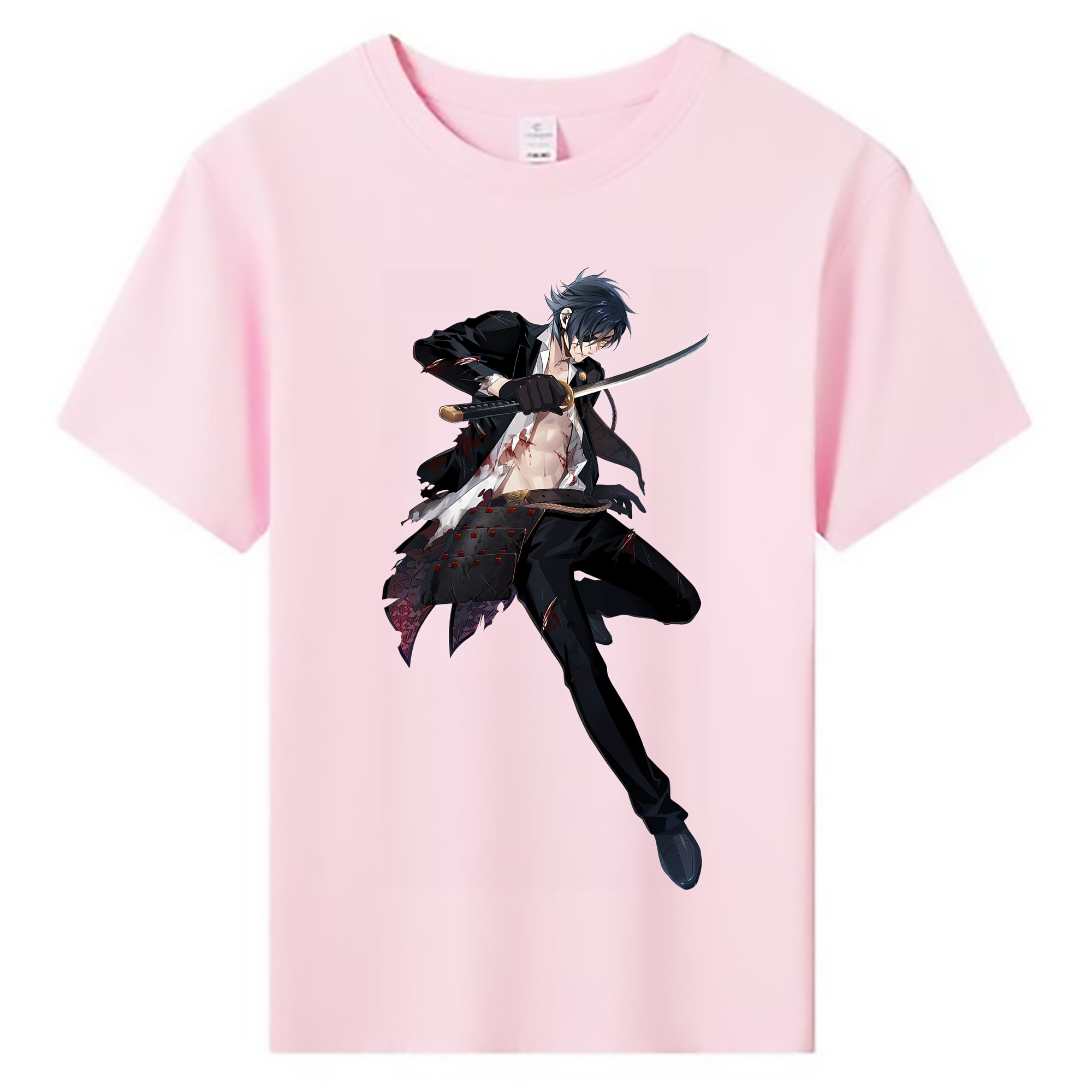（画像用） 刀剣乱舞 Touken Ranbu 綿100％キッズTシャツ（フロントプリント）
