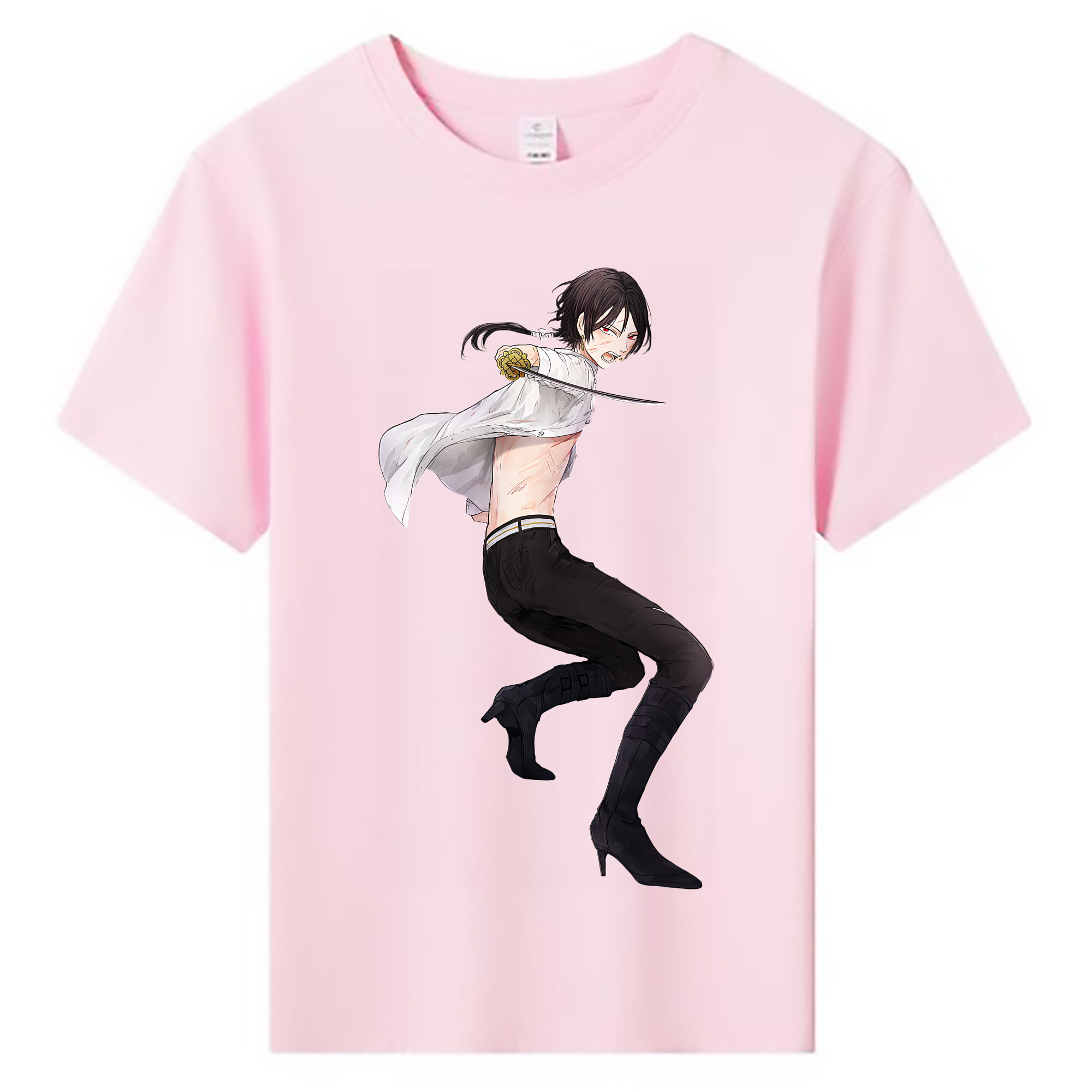 （画像用） 刀剣乱舞 Touken Ranbu 綿100％キッズTシャツ（フロントプリント）