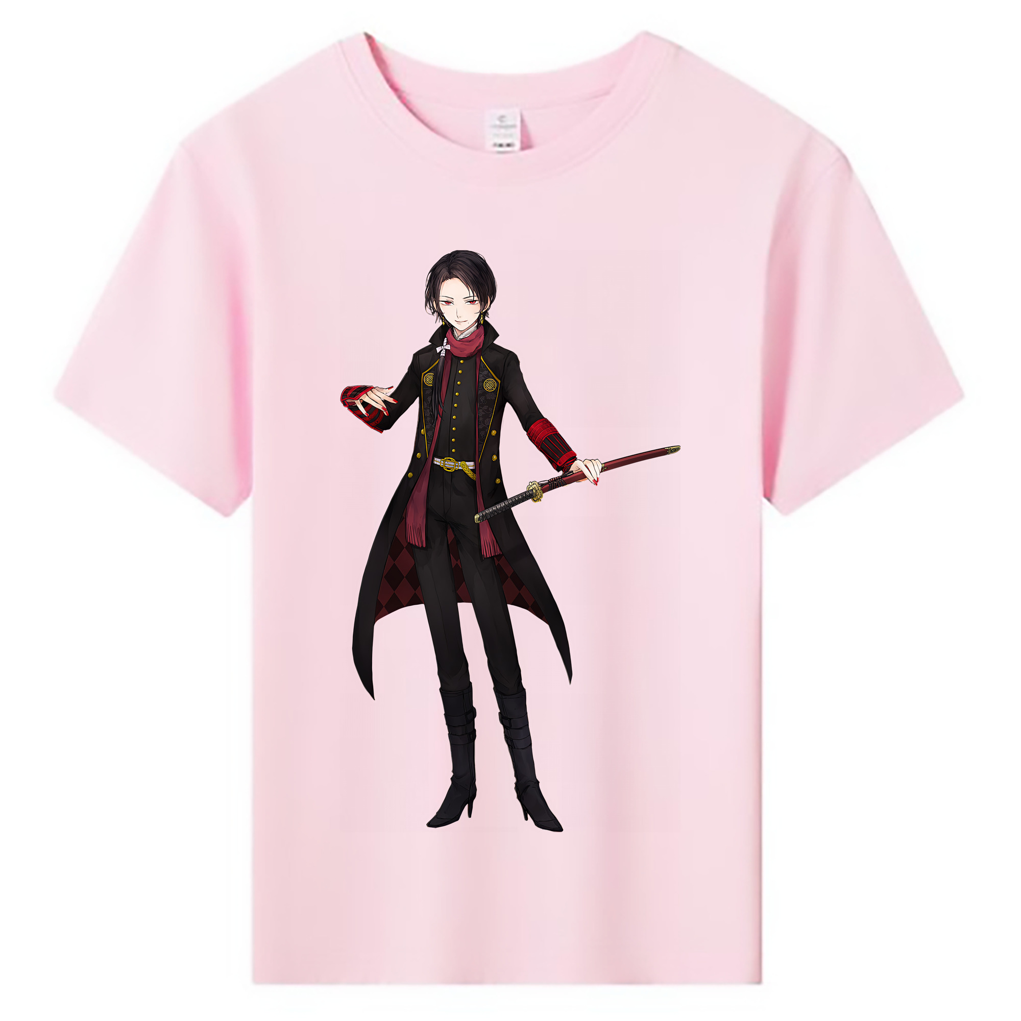（画像用） 刀剣乱舞 Touken Ranbu 綿100％キッズTシャツ（フロントプリント）