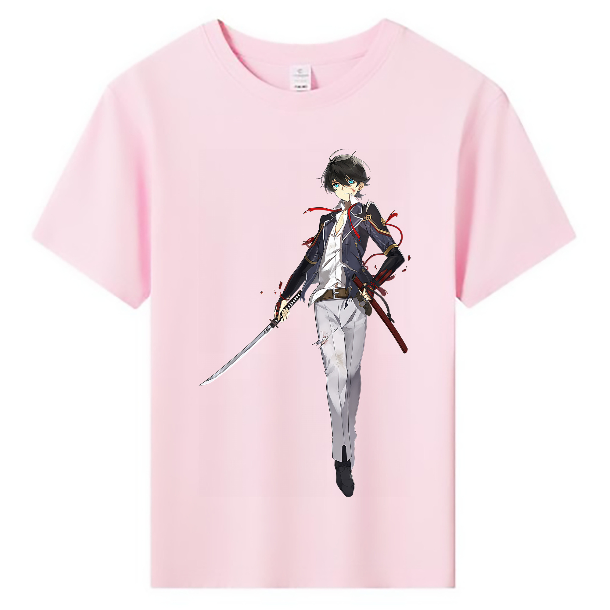 （画像用） 刀剣乱舞 Touken Ranbu 綿100％キッズTシャツ（フロントプリント）