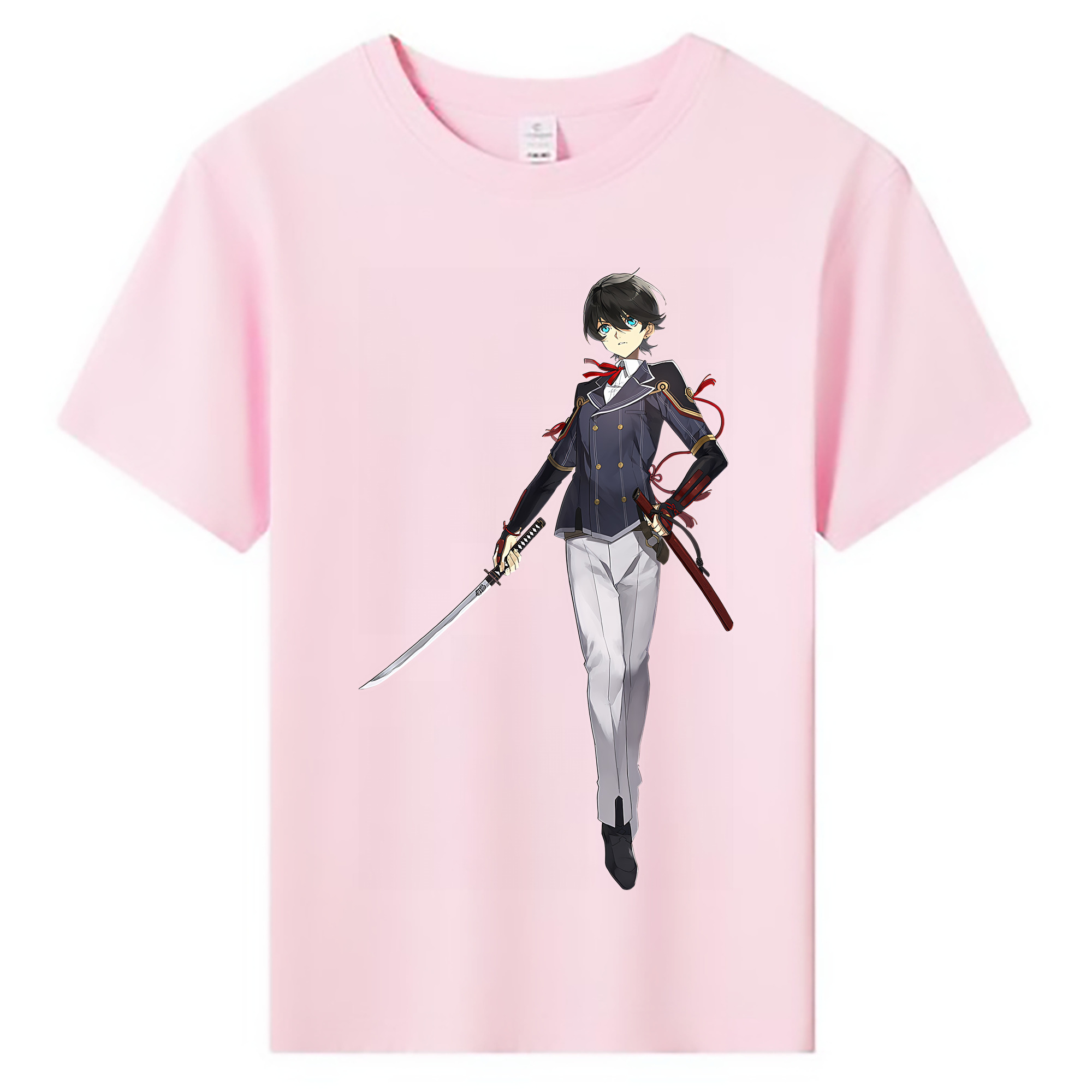 （画像用） 刀剣乱舞 Touken Ranbu 綿100％キッズTシャツ（フロントプリント）