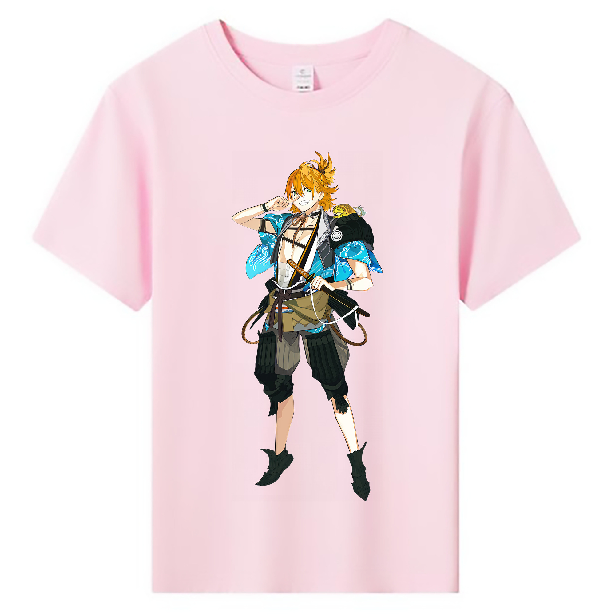 （画像用） 刀剣乱舞 Touken Ranbu 綿100％キッズTシャツ（フロントプリント）