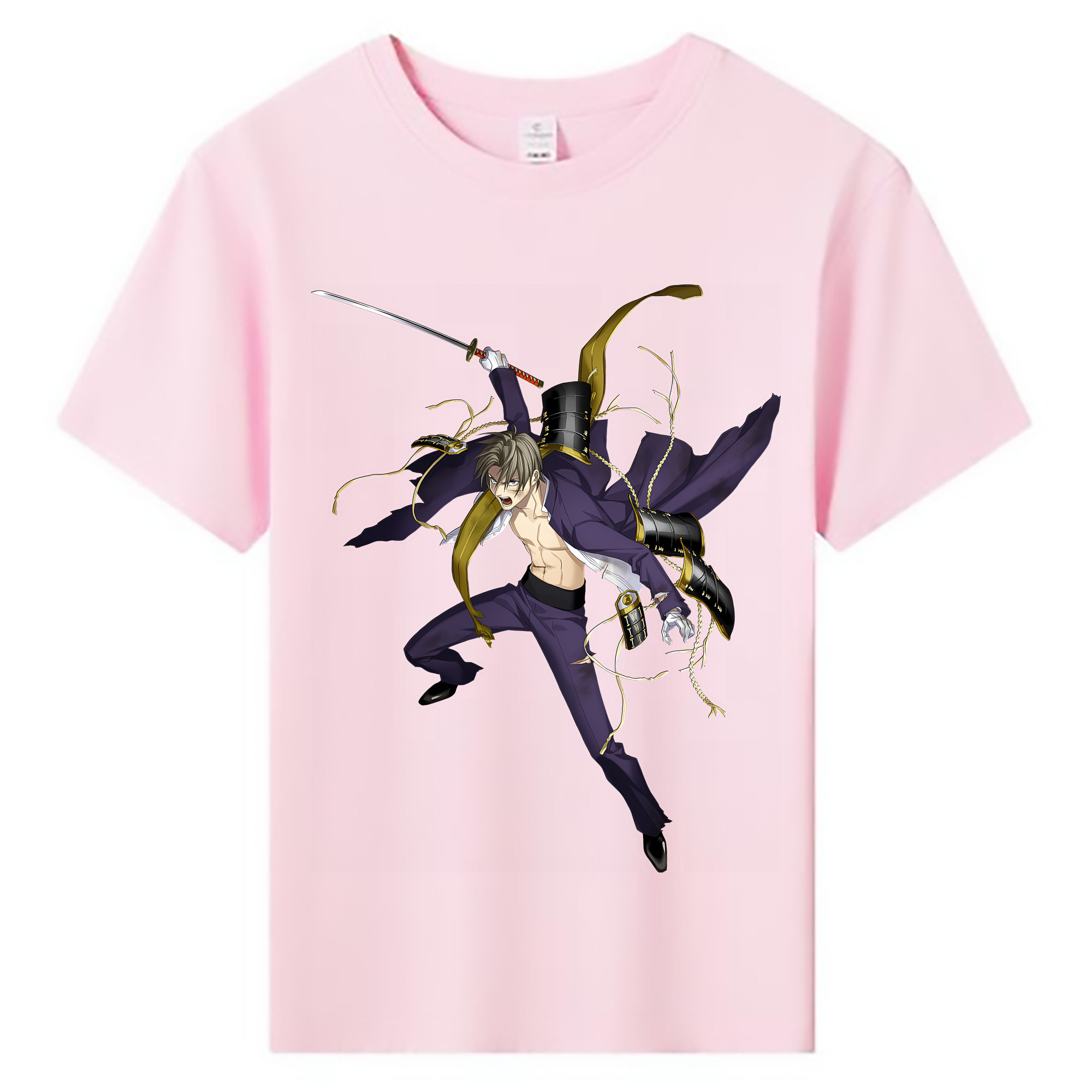 （画像用） 刀剣乱舞 Touken Ranbu 綿100％キッズTシャツ（フロントプリント）