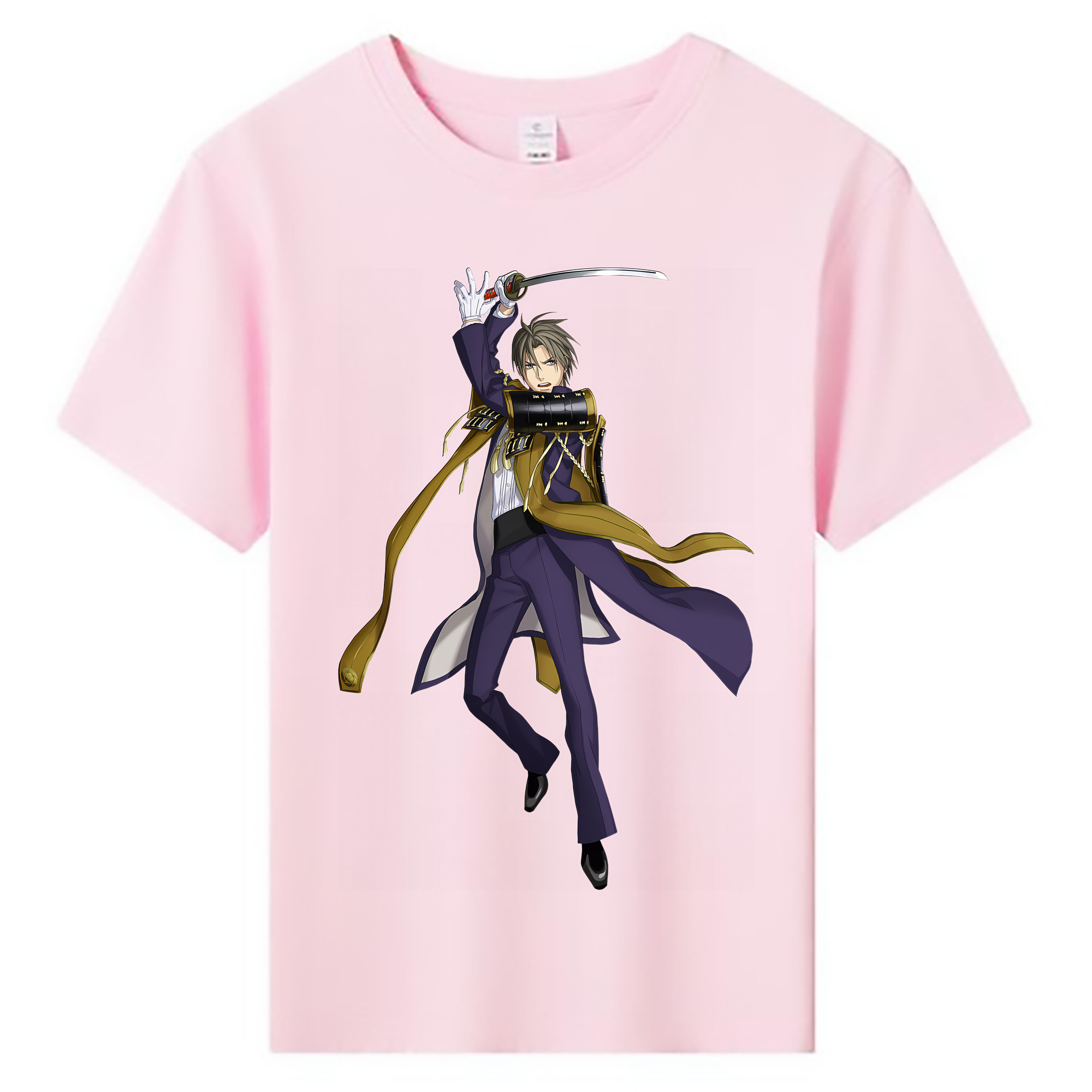 （画像用） 刀剣乱舞 Touken Ranbu 綿100％キッズTシャツ（フロントプリント）