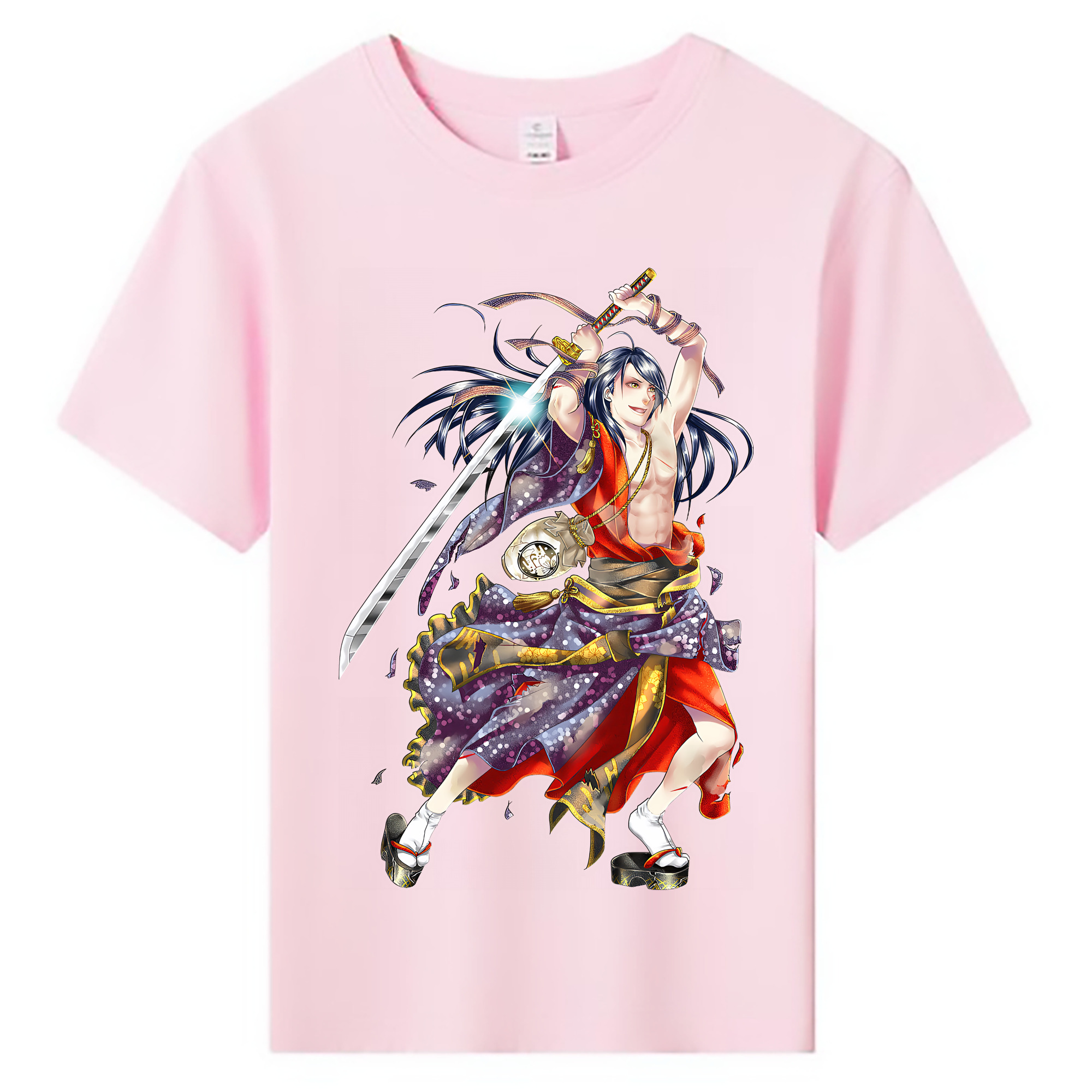 （画像用） 刀剣乱舞 Touken Ranbu 綿100％キッズTシャツ（フロントプリント）