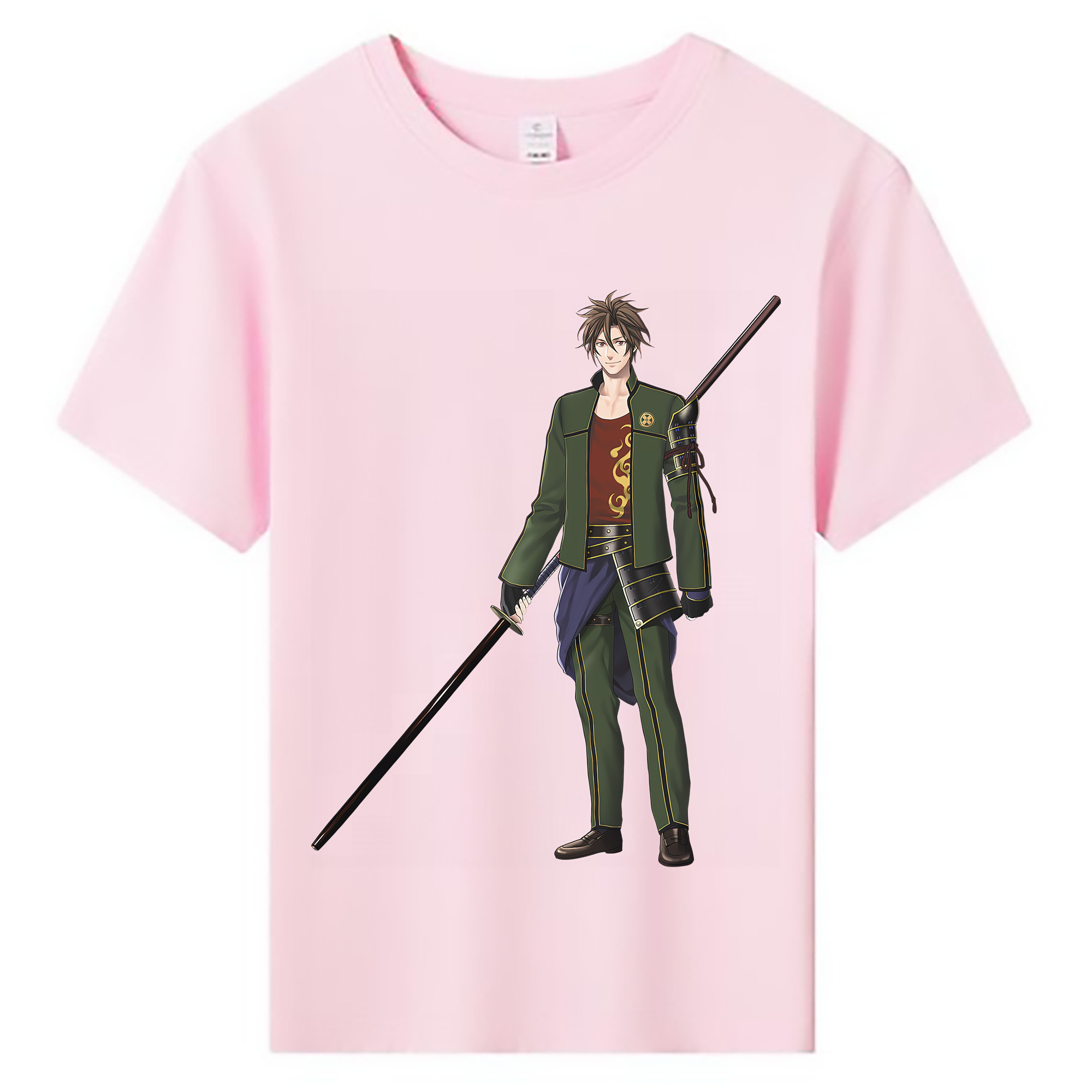 （画像用） 刀剣乱舞 Touken Ranbu 綿100％キッズTシャツ（フロントプリント）