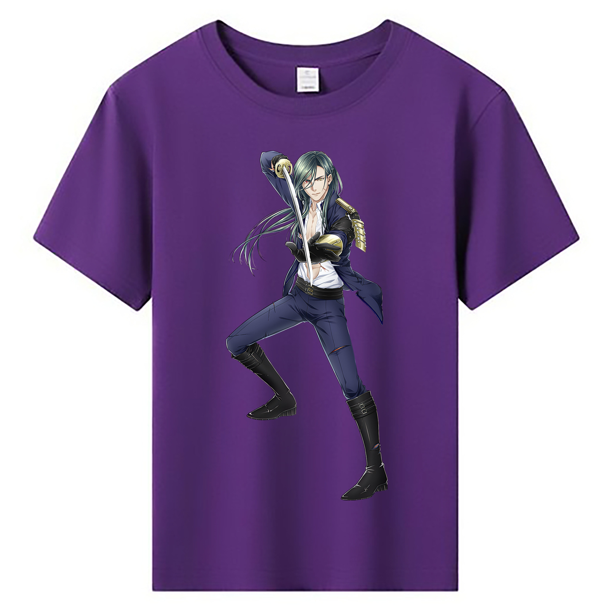 （画像用） 刀剣乱舞 Touken Ranbu 綿100％キッズTシャツ（フロントプリント）