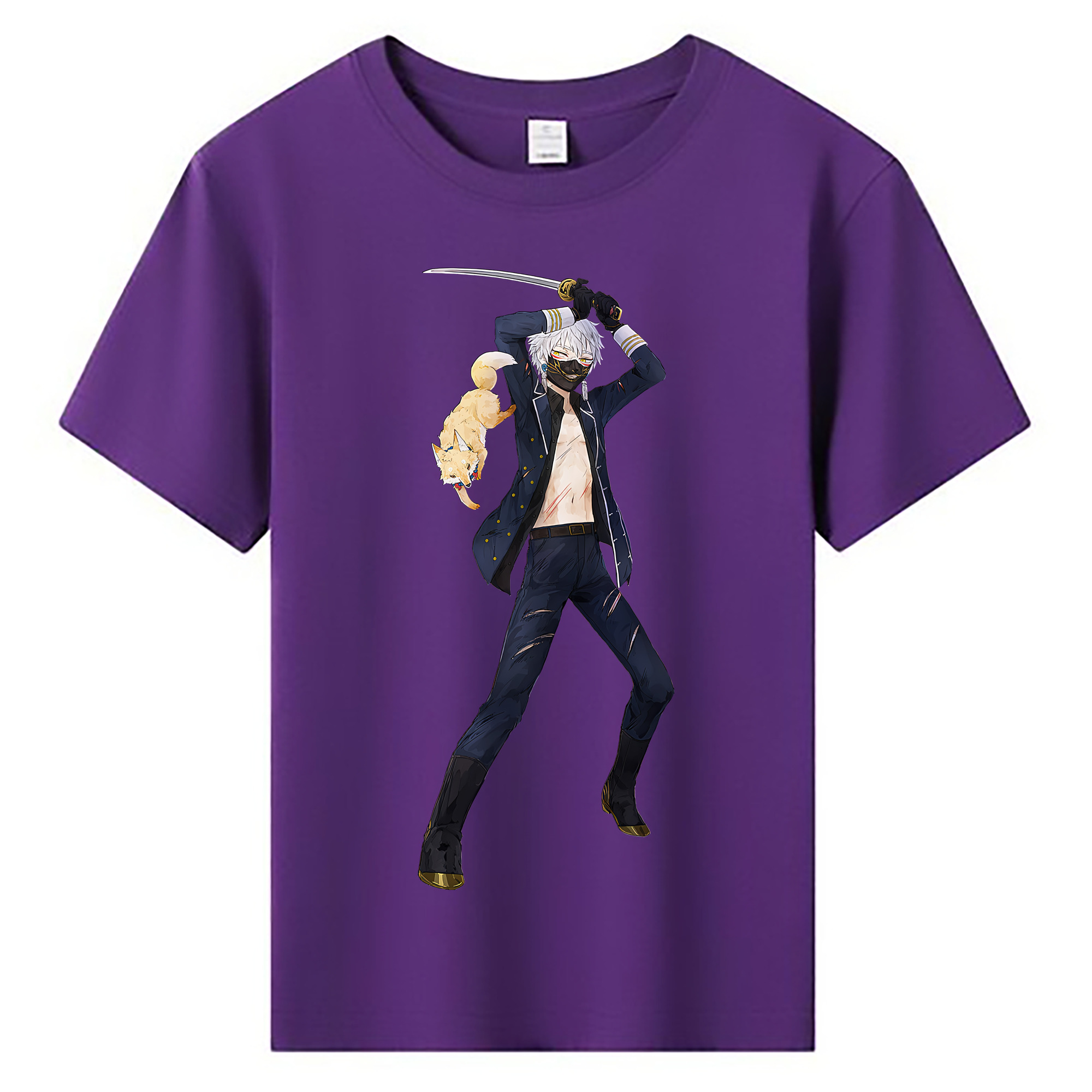 （画像用） 刀剣乱舞 Touken Ranbu 綿100％キッズTシャツ（フロントプリント）