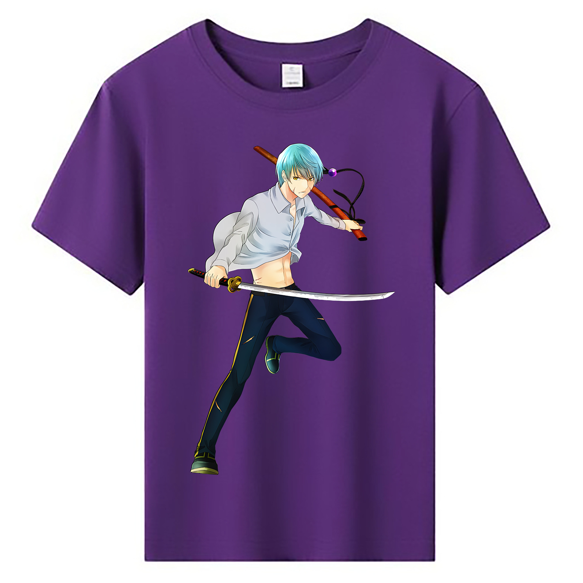 （画像用） 刀剣乱舞 Touken Ranbu 綿100％キッズTシャツ（フロントプリント）