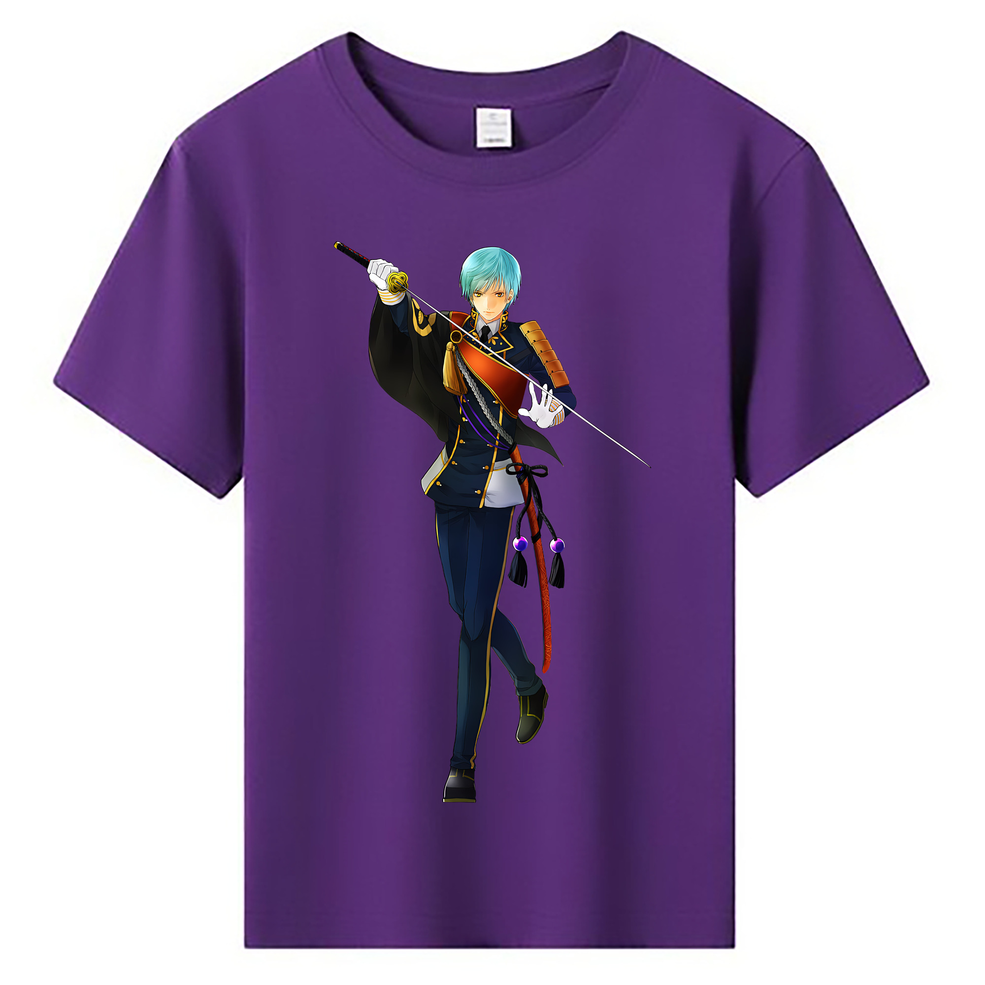 （画像用） 刀剣乱舞 Touken Ranbu 綿100％キッズTシャツ（フロントプリント）
