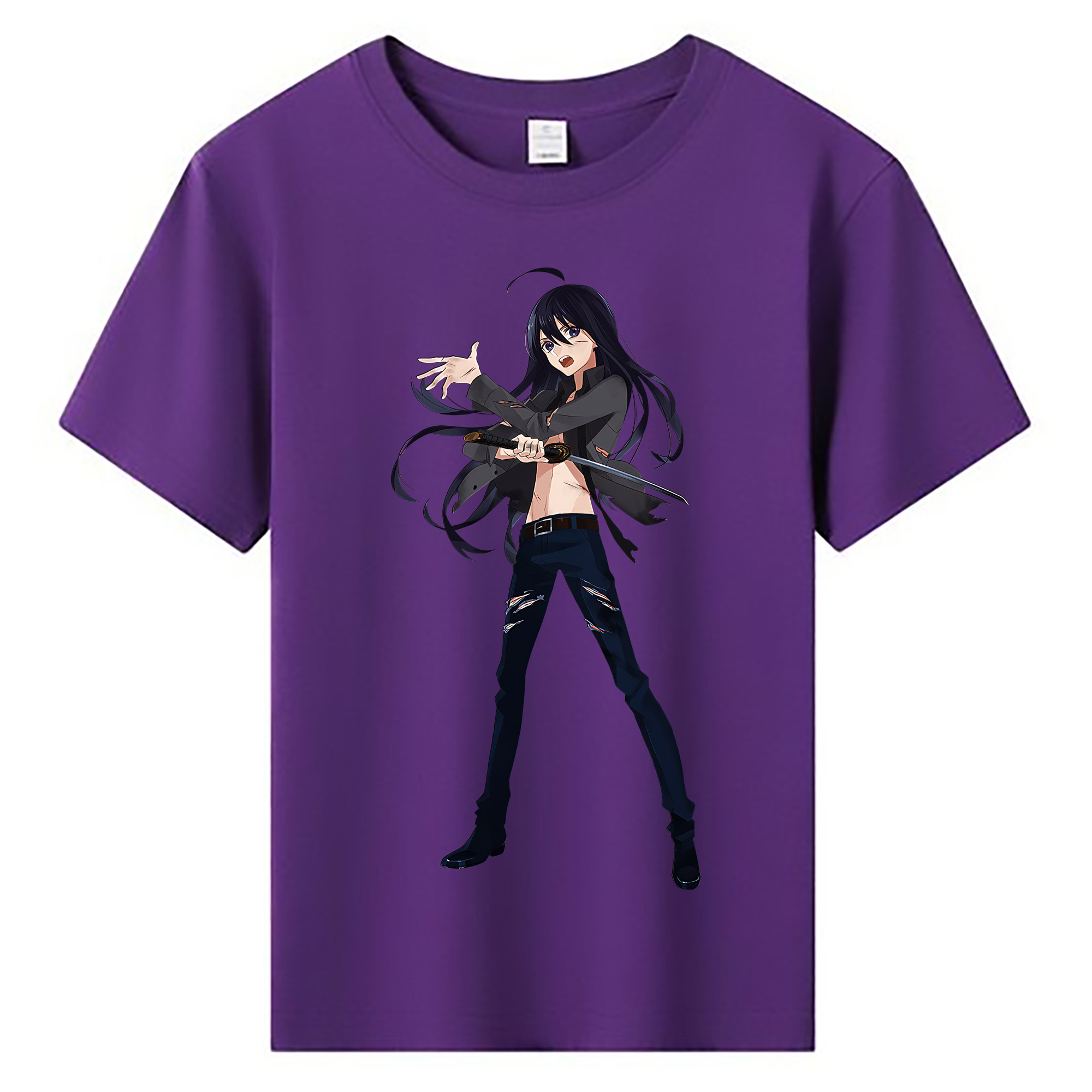 （画像用） 刀剣乱舞 Touken Ranbu 綿100％キッズTシャツ（フロントプリント）