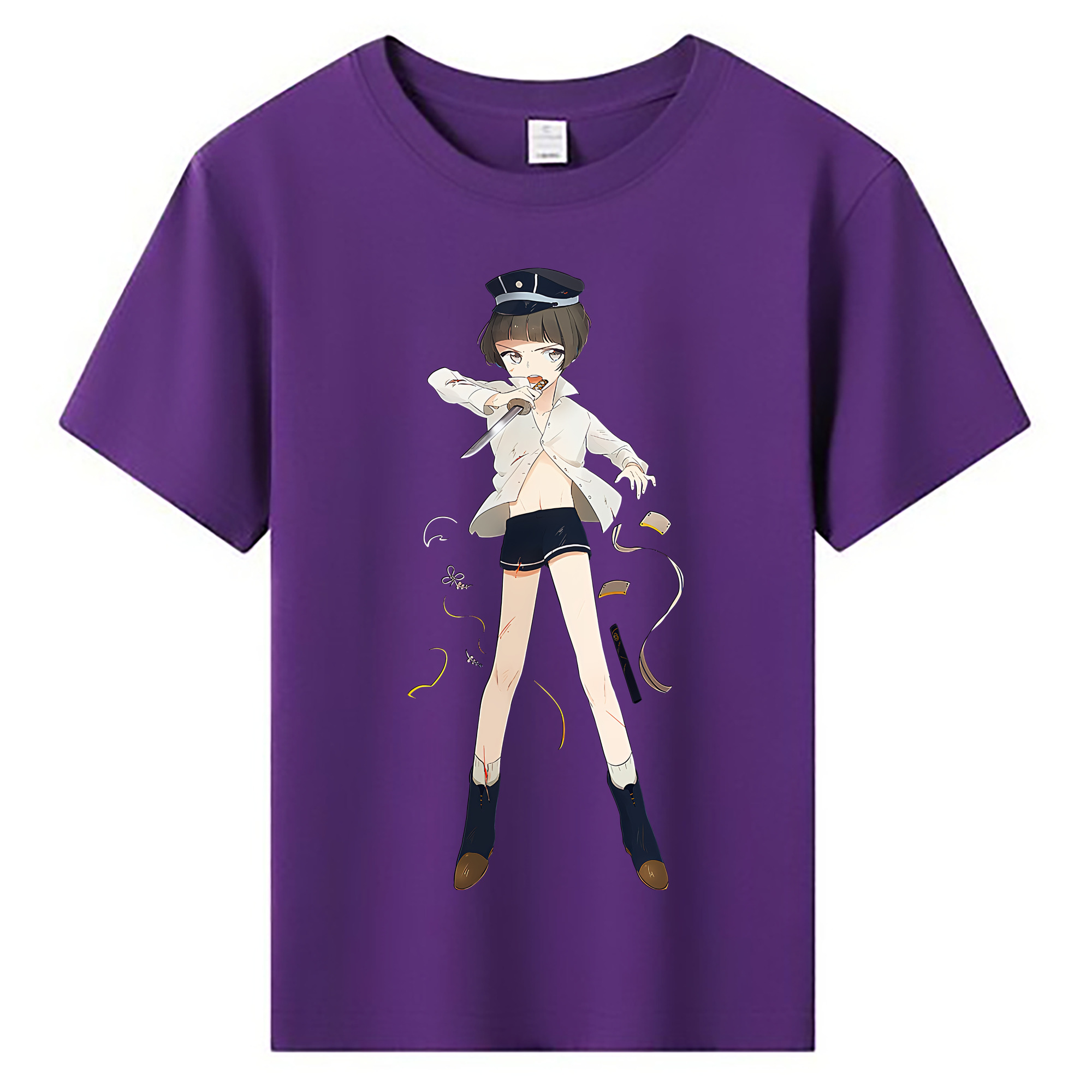 （画像用） 刀剣乱舞 Touken Ranbu 綿100％キッズTシャツ（フロントプリント）