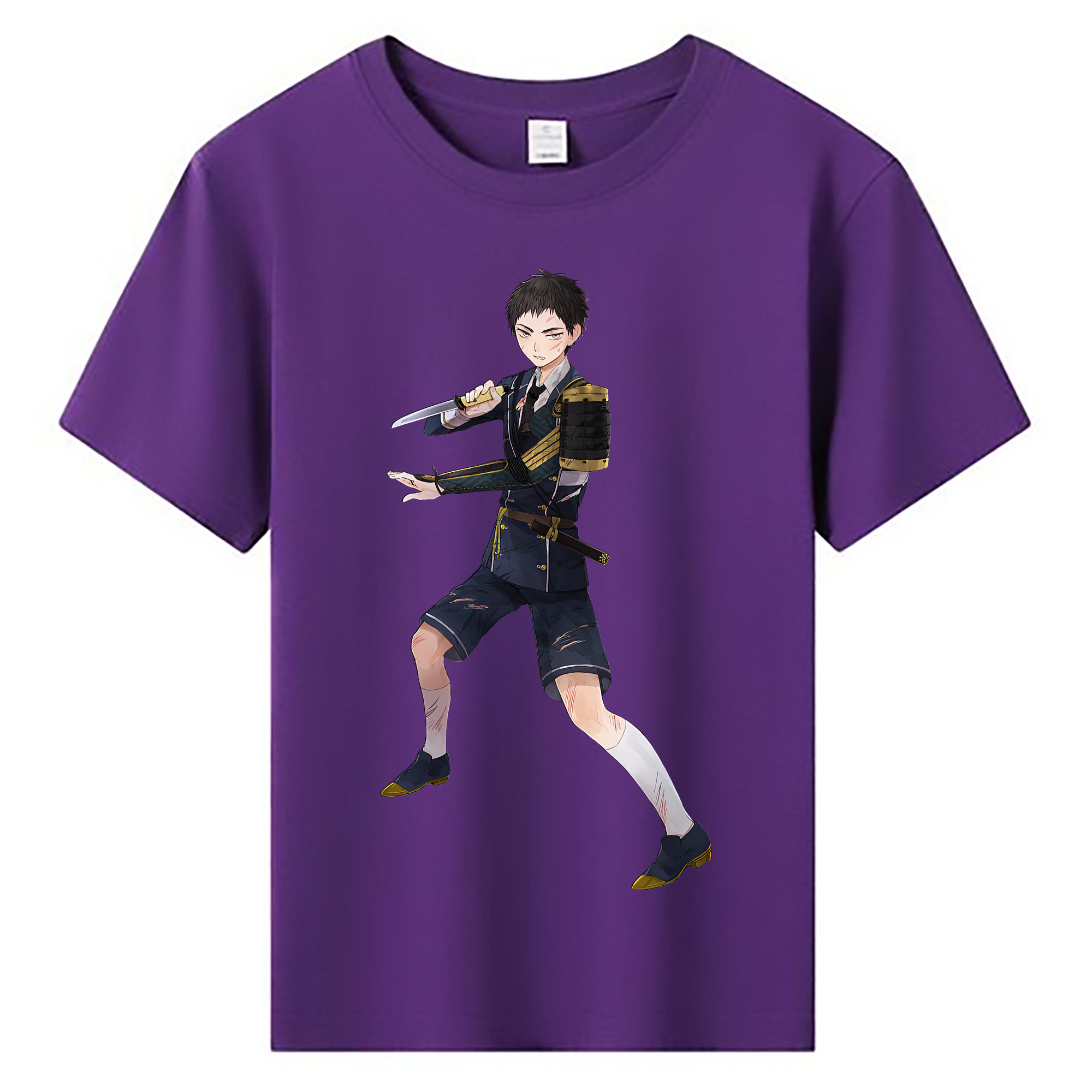 （画像用） 刀剣乱舞 Touken Ranbu 綿100％キッズTシャツ（フロントプリント）
